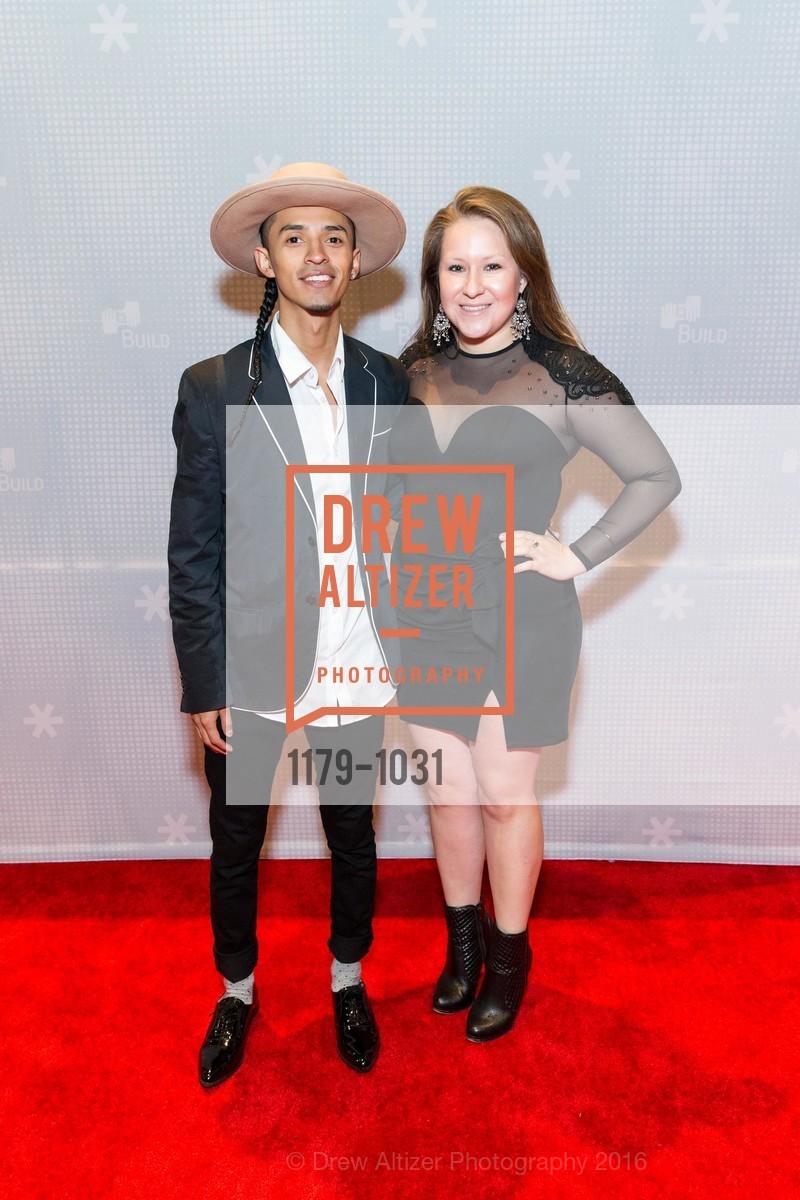 Johnny Lopez, Cathya Lopez, The BUILD Gala, Pier 27. Pier 27, March 12th, 2016, Photo #1179-1031 Johnny Lopez, Cathya Lopez, Photo #1179-1031