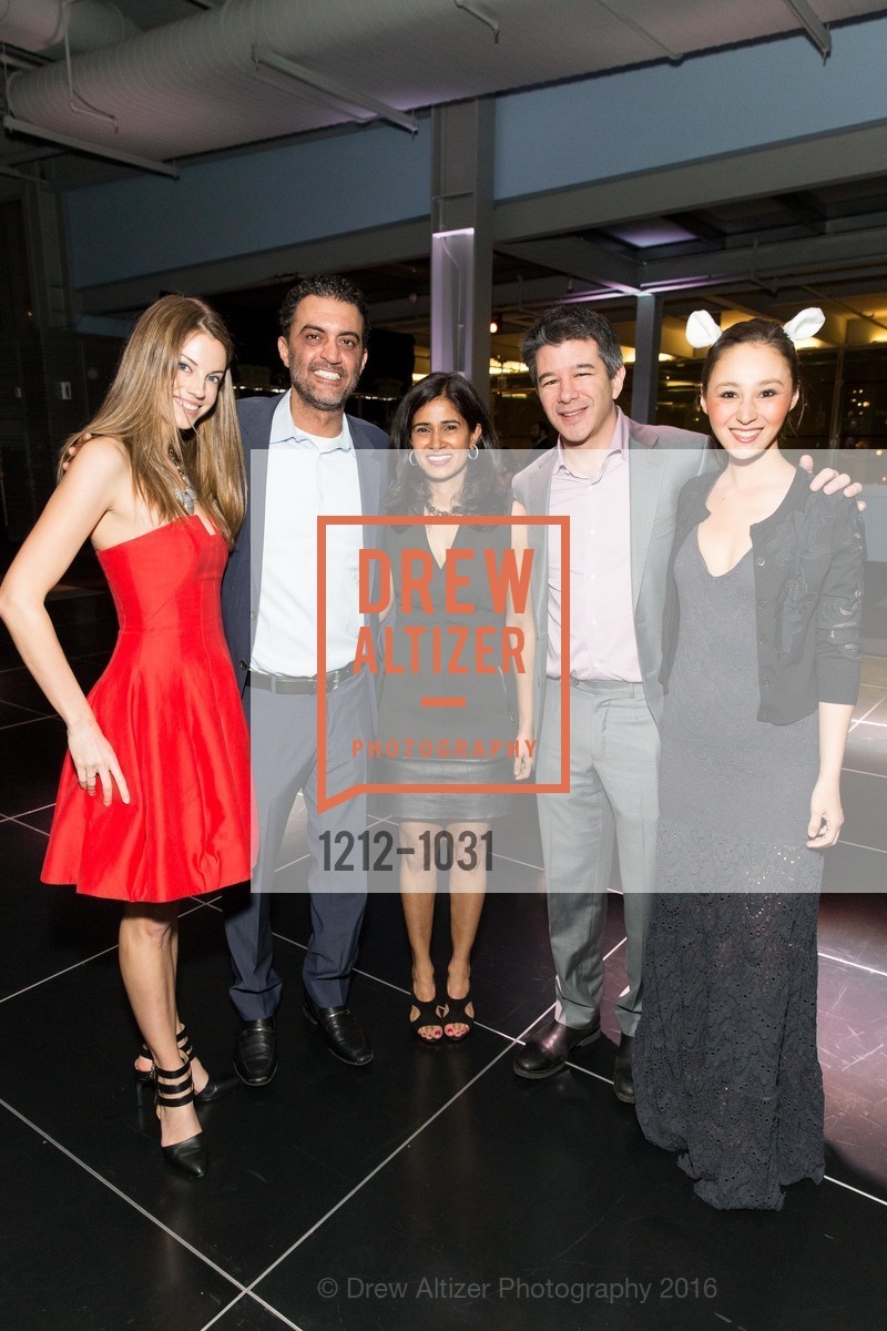 Julie Herrin, Emil Michael, Varsha Rao, Travis Kalanick, Gabi Holzwarth, The BUILD Gala, Pier 27. Pier 27, March 12th, 2016, Photo #1212-1031 Julie Herrin, Emil Michael, Varsha Rao, Travis Kalanick, Gabi Holzwarth, Photo #1212-1031