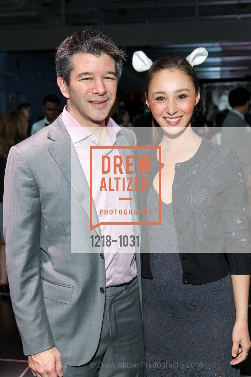 Travis Kalanick, Gabi Holzwarth, The BUILD Gala, Pier 27. Pier 27, March 12th, 2016, Photo #1218-1031 Travis Kalanick, Gabi Holzwarth, Photo #1218-1031