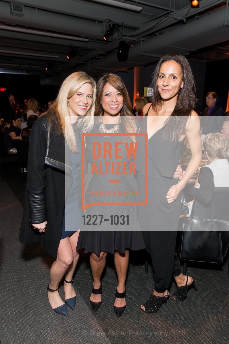 Katherine Ferdon, Larissa Marinas, Alicia Burt, The BUILD Gala, Pier 27. Pier 27, March 12th, 2016, Photo #1227-1031 Katherine Ferdon, Larissa Marinas, Alicia Burt, Photo #1227-1031