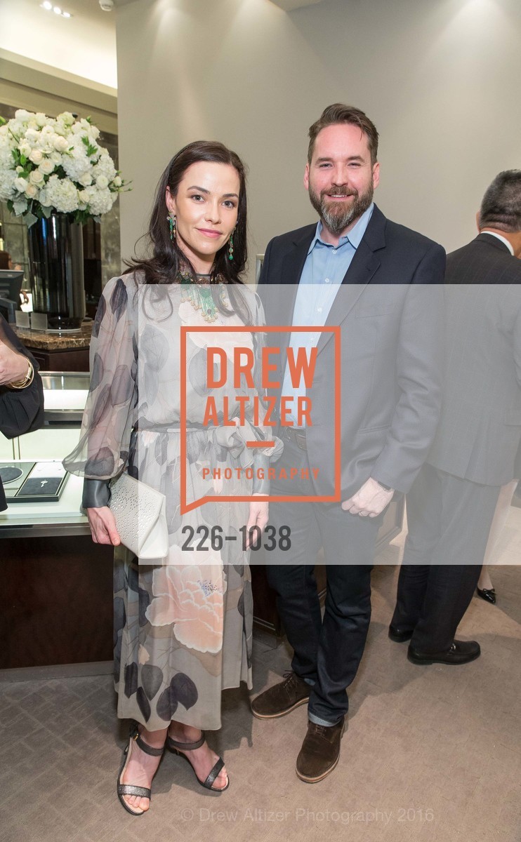 Angela Braverman, Mike Harden, Cocktails hosted by Tiffany's for SFMOMA Modern Ball Kick Off, Tiffany & Company. 350 Post St, March 16th, 2016, Photo #226-1038 Angela Braverman, Mike Harden, Photo #226-1038