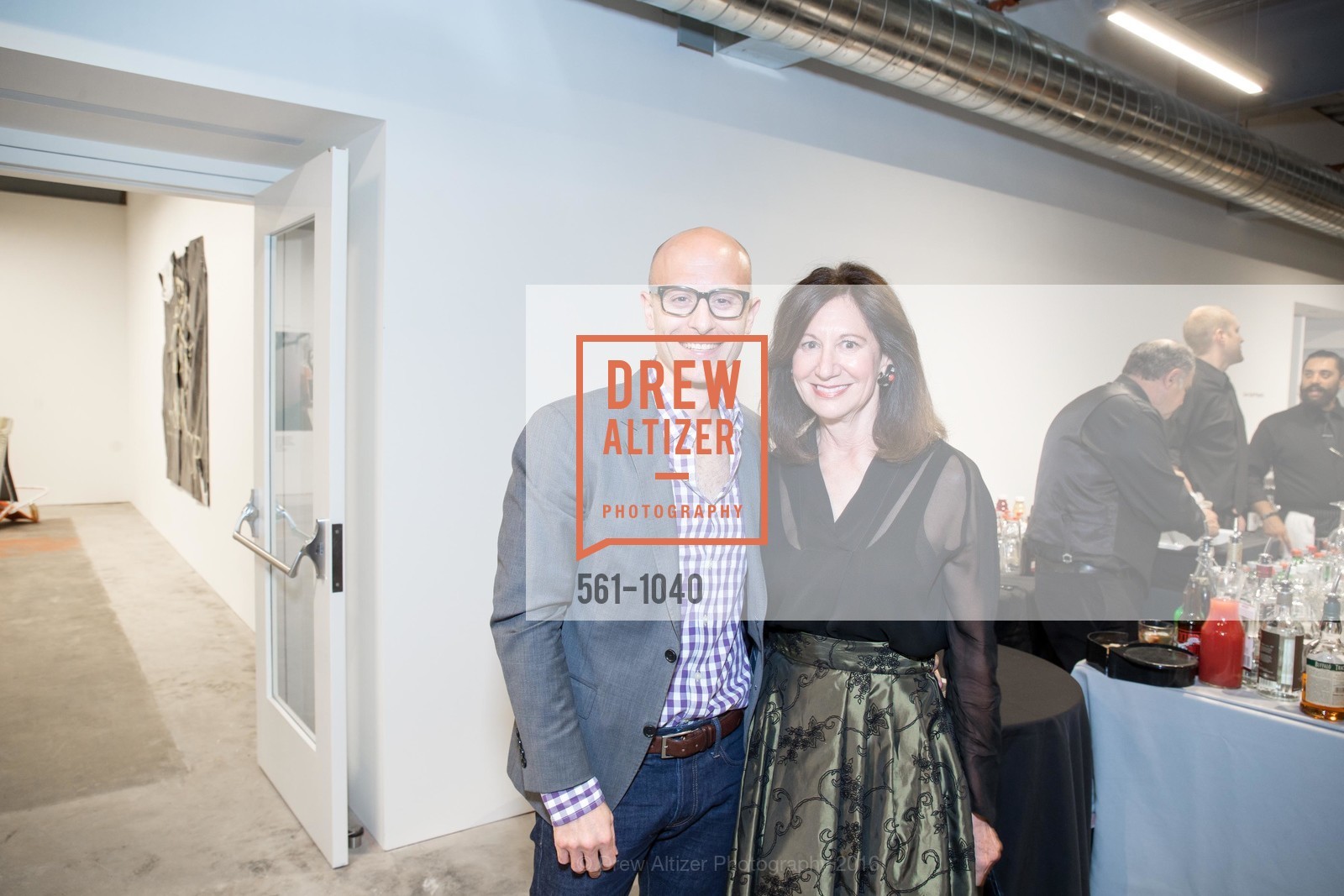 Joey Piziali, Michelle Bello, Minnesota Street Project Opening Party, 1275 Minnesota Street. 1275 Minnesota Street, March 17th, 2016, Photo #561-1040 Joey Piziali, Michelle Bello, Photo #561-1040