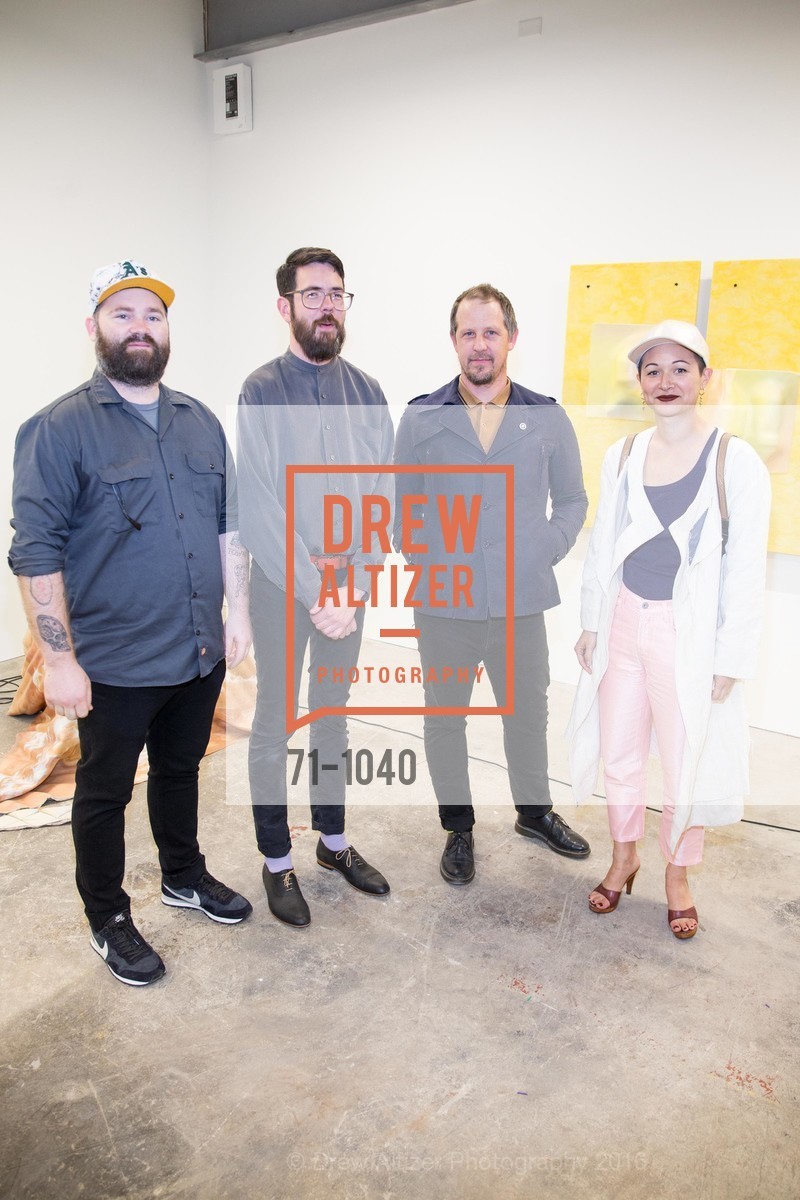 Collin Mckelvey, Aaron Harbour, Chris Duncan, Jacqueline Gordon, Minnesota Street Project Opening Party, 1275 Minnesota Street. 1275 Minnesota Street, March 17th, 2016, Photo #71-1040 Collin Mckelvey, Aaron Harbour, Chris Duncan, Jacqueline Gordon, Photo #71-1040