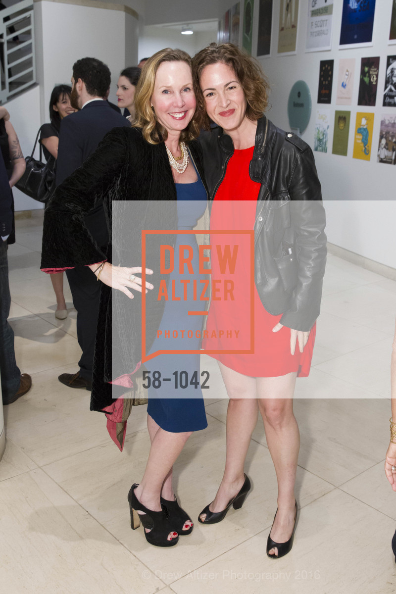 Arline Klatte, Wendy McNaughton, 2016 Library Laureates Gala, SF Library. 100 Larkin St, San Francisco, CA 94102, March 18th, 2016, Photo #58-1042 Arline Klatte, Wendy McNaughton, Photo #58-1042