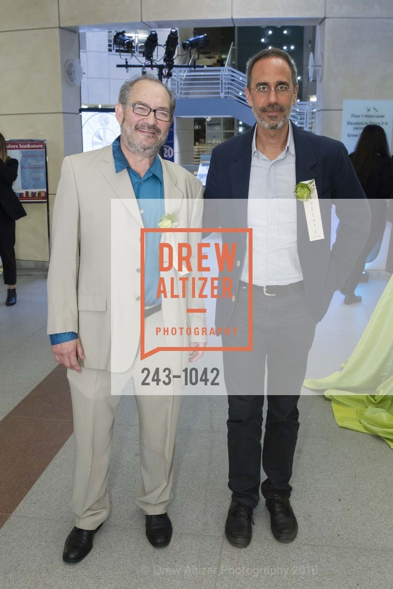 Gary Kamiya, Paul La Farge, 2016 Library Laureates Gala, SF Library. 100 Larkin St, San Francisco, CA 94102, March 18th, 2016, Photo #243-1042 Gary Kamiya, Paul La Farge, Photo #243-1042