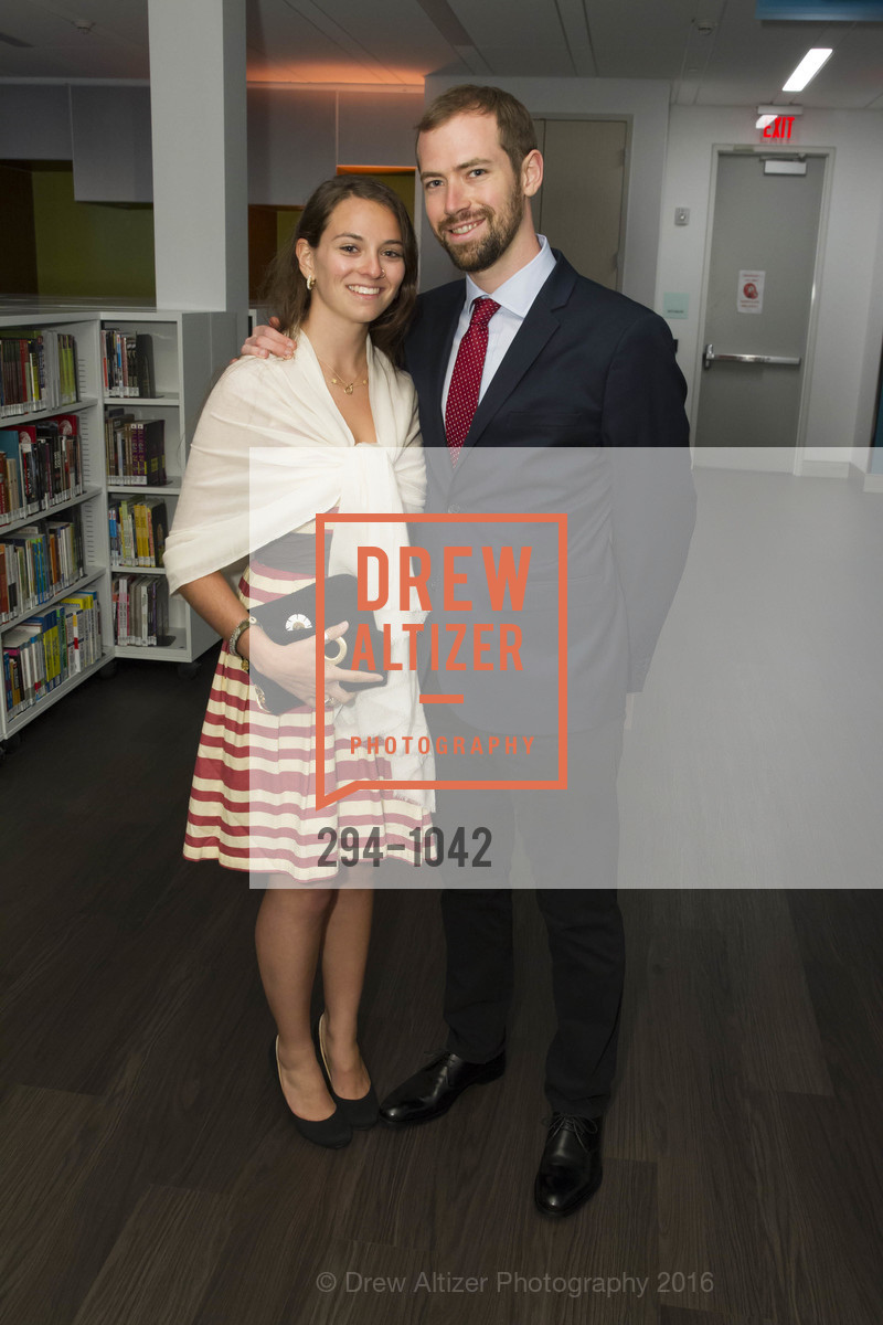 Georgia Sedlack, Patrick Rawlings, 2016 Library Laureates Gala, SF Library. 100 Larkin St, San Francisco, CA 94102, March 18th, 2016, Photo #294-1042 Georgia Sedlack, Patrick Rawlings, Photo #294-1042