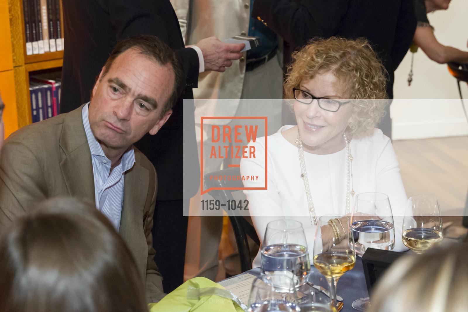 Steven Dinkelspiel, Sue Wollack, 2016 Library Laureates Gala, SF Library. 100 Larkin St, San Francisco, CA 94102, March 18th, 2016, Photo #1159-1042 Steven Dinkelspiel, Sue Wollack, Photo #1159-1042