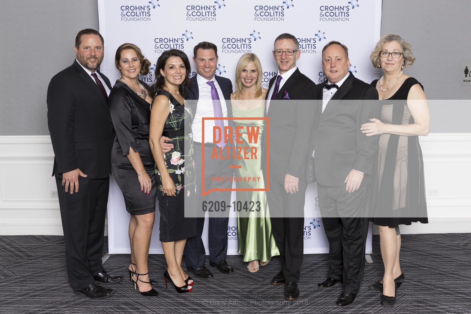 Brian Dew, Angela Drew, Jessica Brillant, David Brillant, Kathy Amiri, William Fisher, Crohn's and Colitis Foundation California Wine Classic 2018, Ritz Carlton Hotel. 600 Stockton Street, April 14th, 2018, Photo #6209-10423 Brian Dew, Angela Drew, Jessica Brillant, David Brillant, Kathy Amiri, William Fisher, Photo #6209-10423