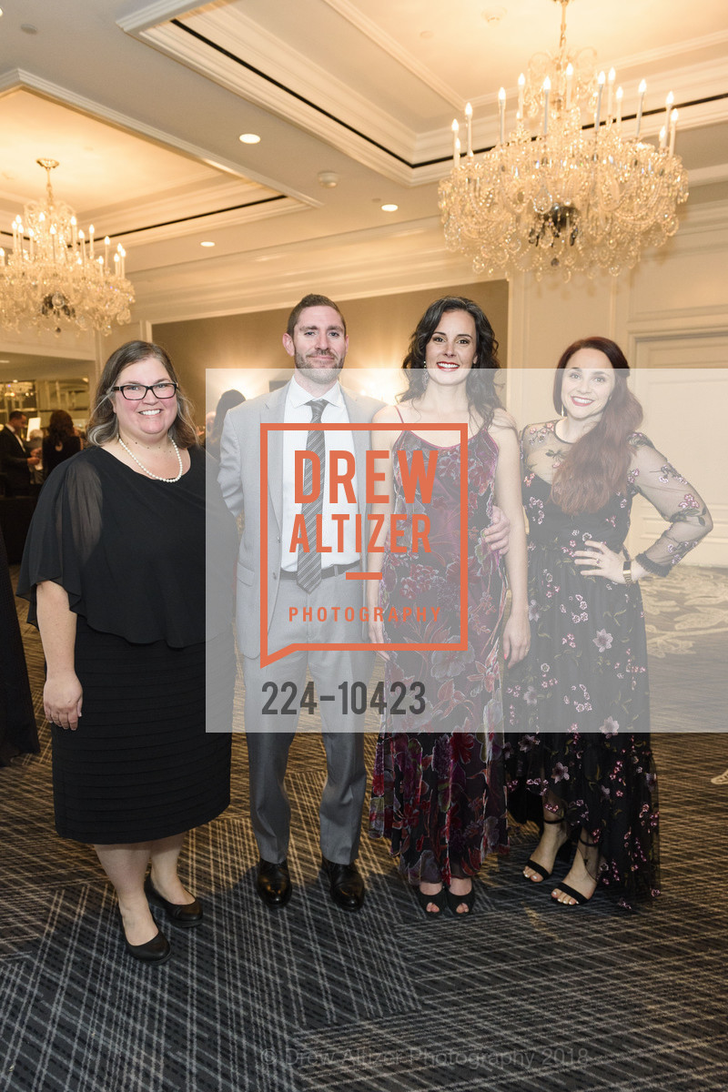 Harriet Patterson, Sean Hamlin, Rachel Hundley, Angela Giganti, Crohn's and Colitis Foundation California Wine Classic 2018, Ritz Carlton Hotel. 600 Stockton Street, April 14th, 2018, Photo #224-10423 Harriet Patterson, Sean Hamlin, Rachel Hundley, Angela Giganti, Photo #224-10423