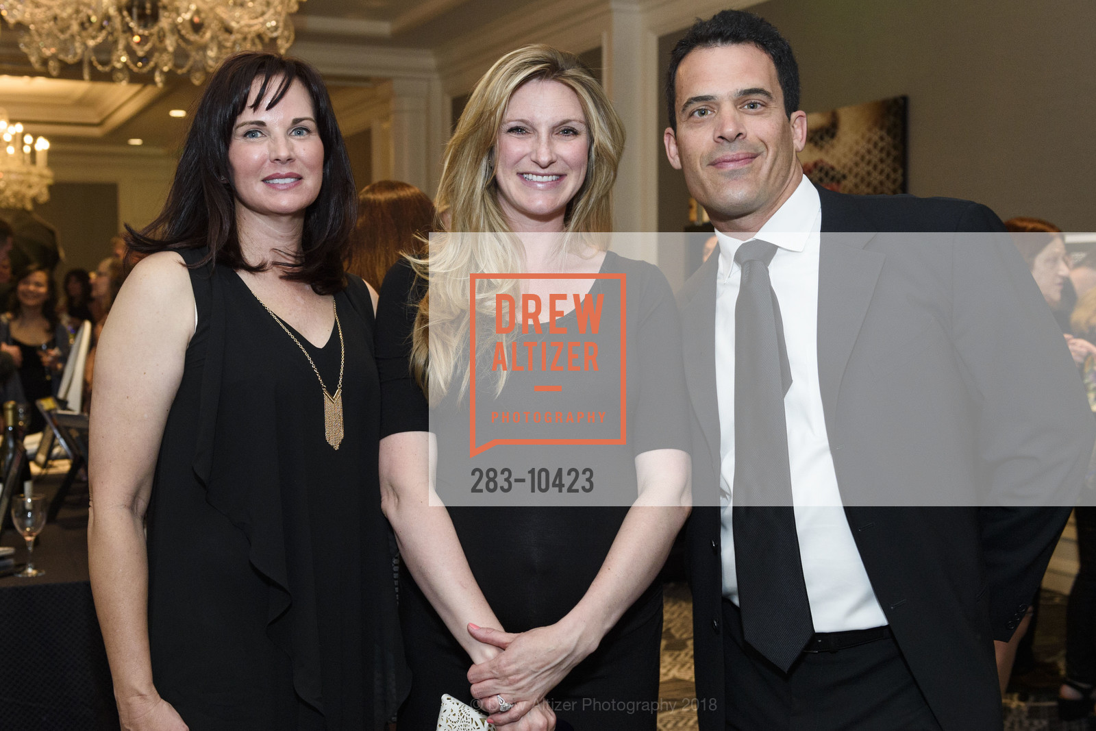 Susan Lesser, Laura Heinz, Peter Ruliffson, Crohn's and Colitis Foundation California Wine Classic 2018, Ritz Carlton Hotel. 600 Stockton Street, April 14th, 2018, Photo #283-10423 Susan Lesser, Laura Heinz, Peter Ruliffson, Photo #283-10423