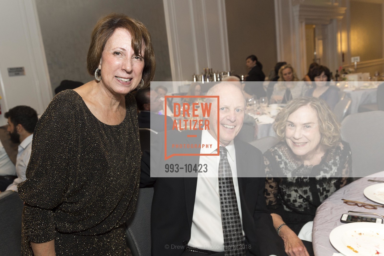 Yolanda Papapietro, Bob Jasper, Ellen Jasper, Crohn's and Colitis Foundation California Wine Classic 2018, Ritz Carlton Hotel. 600 Stockton Street, April 14th, 2018, Photo #993-10423 Yolanda Papapietro, Bob Jasper, Ellen Jasper, Photo #993-10423
