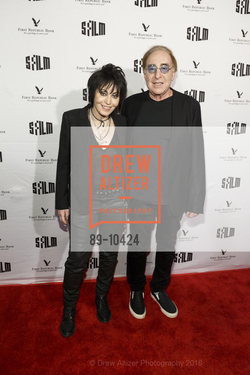 Joan Jett, Kenny Laguna, SFFILM Festival 2018 Arrivals: Bad Reputation, Castro Theatre. 429 Castro Street, April 14th, 2018,Drew Altizer, Drew Altizer Photography, full-service agency, private events, San Francisco photographer, photographer california
