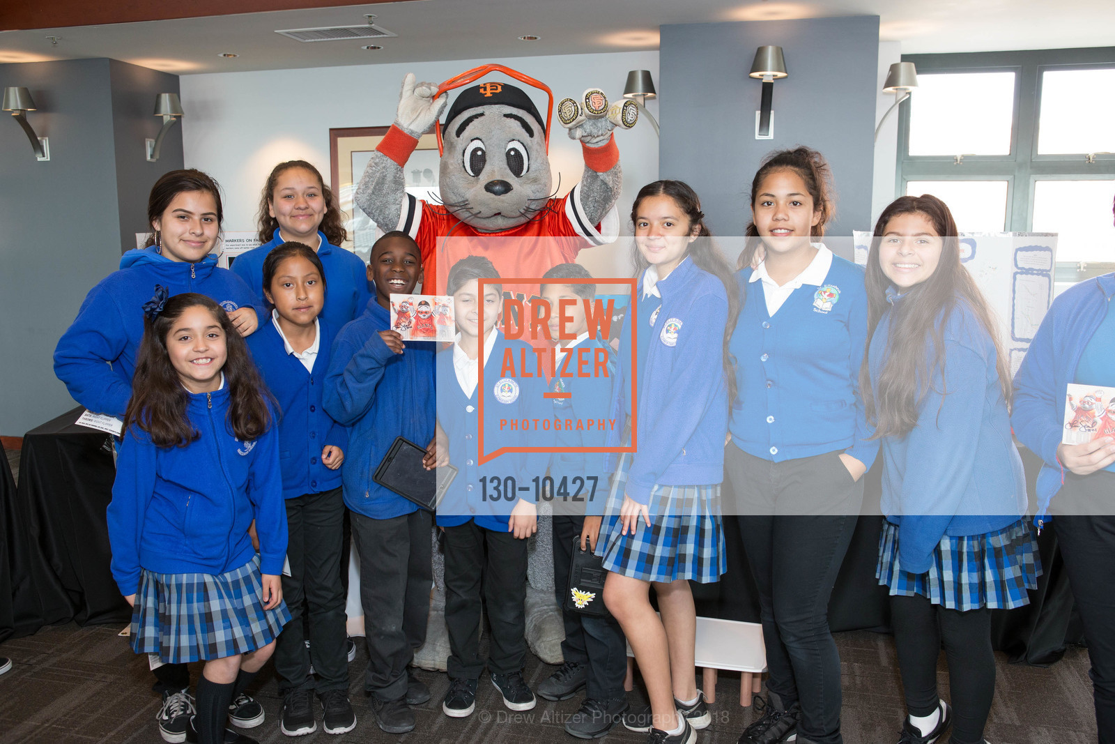 Ashley Rivas, Tiamara Rodriguez, Camilla ?, Catherine Diaz, Bryan Hatcher, Pedro Willace, Michael Bautista, Shamey Meldar, Guadalupe Dominguez, The BASIC Fund 20th Anniversary Celebration, AT&T Park, Club Level, April 12th, 2018,Drew Altizer, Drew Altizer Photography, full-service agency, private events, San Francisco photographer, photographer california