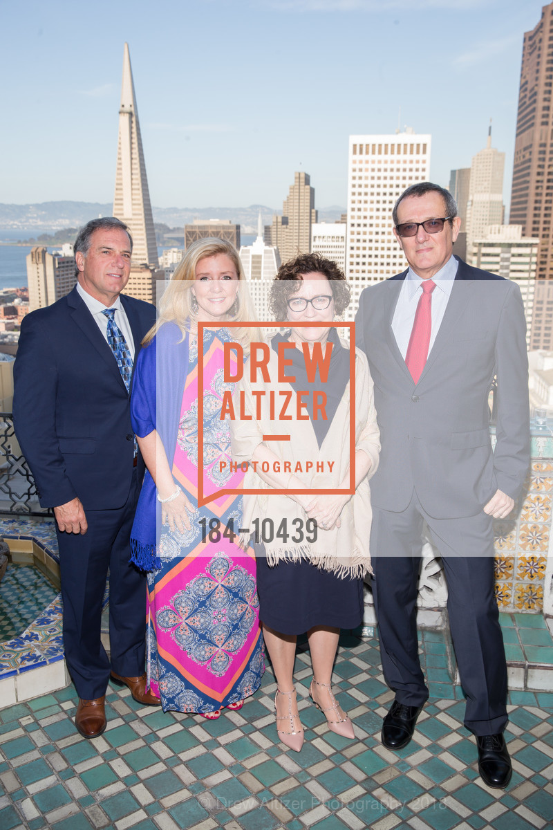 John Pappas, Susan Pappas, Cynthia Chiarappa, Carlo Pagula, UCSF Partners in Care Soiree 2018, The Fairmont Nob Hill, April 14th, 2018, Photo #184-10439 John Pappas, Susan Pappas, Cynthia Chiarappa, Carlo Pagula, Photo #184-10439