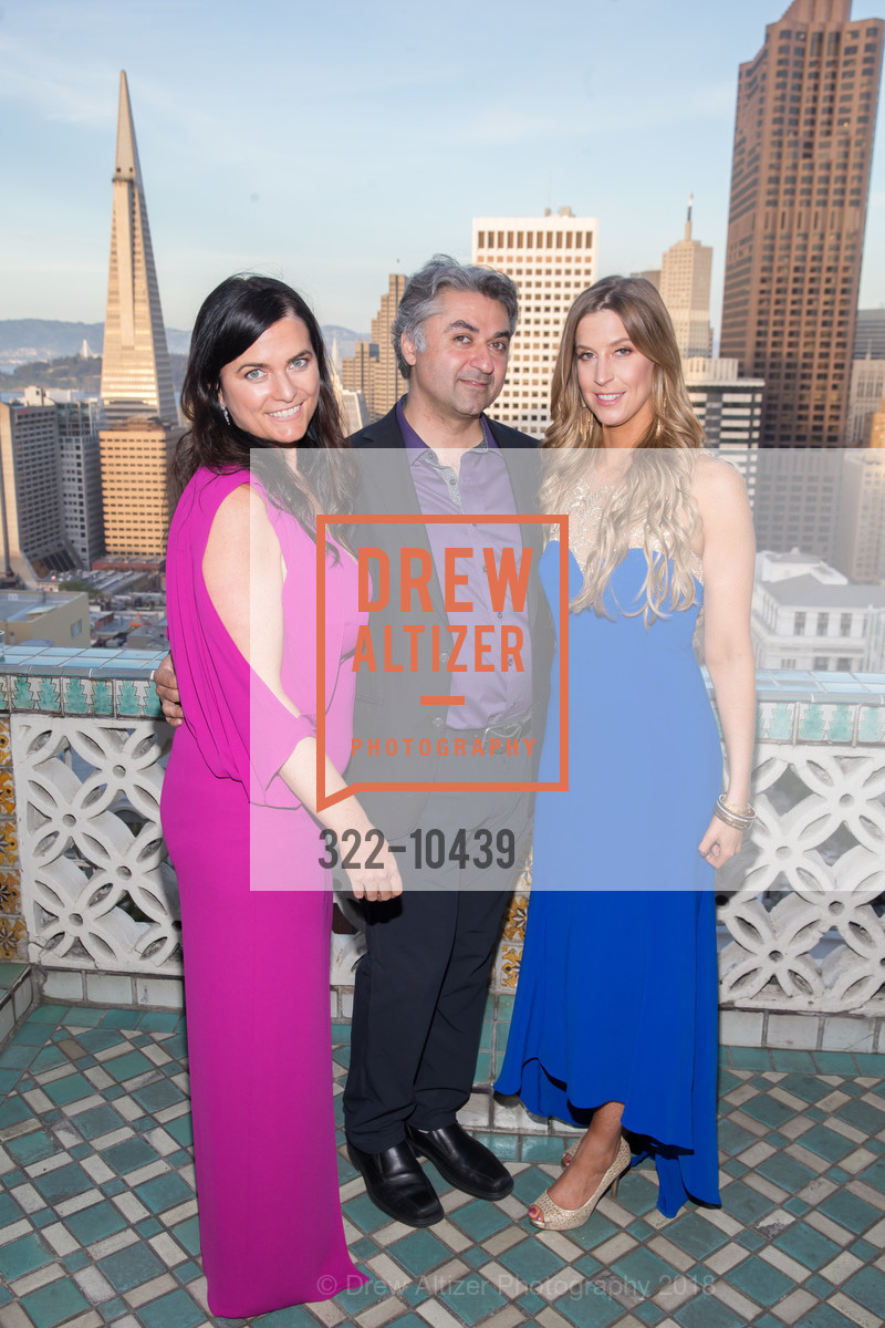 Jenn Hagan, Hooman Khalili, Lauren Duffy, UCSF Partners in Care Soiree 2018, The Fairmont Nob Hill, April 14th, 2018, Photo #322-10439 Jenn Hagan, Hooman Khalili, Lauren Duffy, Photo #322-10439