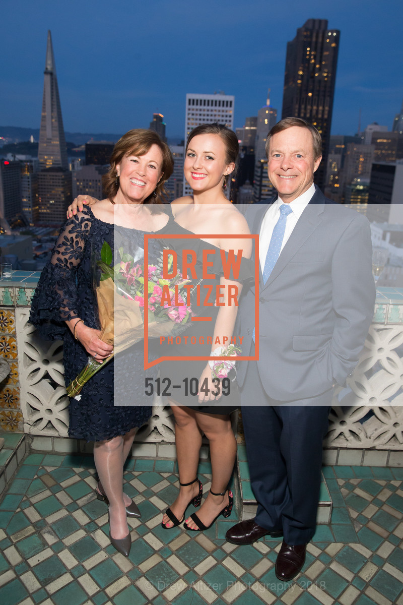 Laura Gambel, Ella Gambel, Adam Gambel, UCSF Partners in Care Soiree 2018, The Fairmont Nob Hill, April 14th, 2018