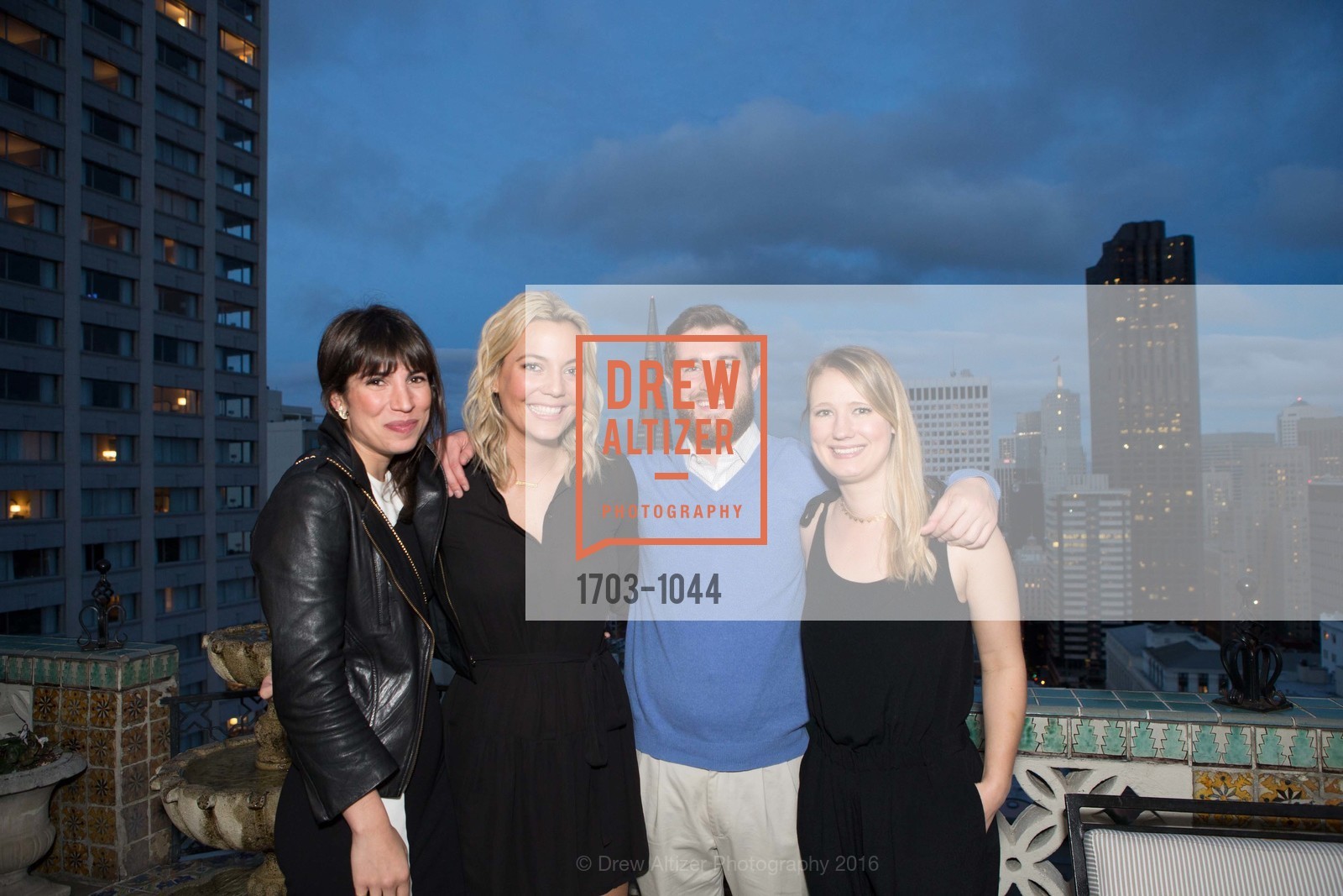 Gigi Dalla Gasperina, Whitney Hood, Charlie Rybak, Ashley Lowes, Swig/Sedlack Engagement Celebration, Fairmont Hotel, Penthouse, March 19th, 2016, Photo #1703-1044 Gigi Dalla Gasperina, Whitney Hood, Charlie Rybak, Ashley Lowes, Photo #1703-1044