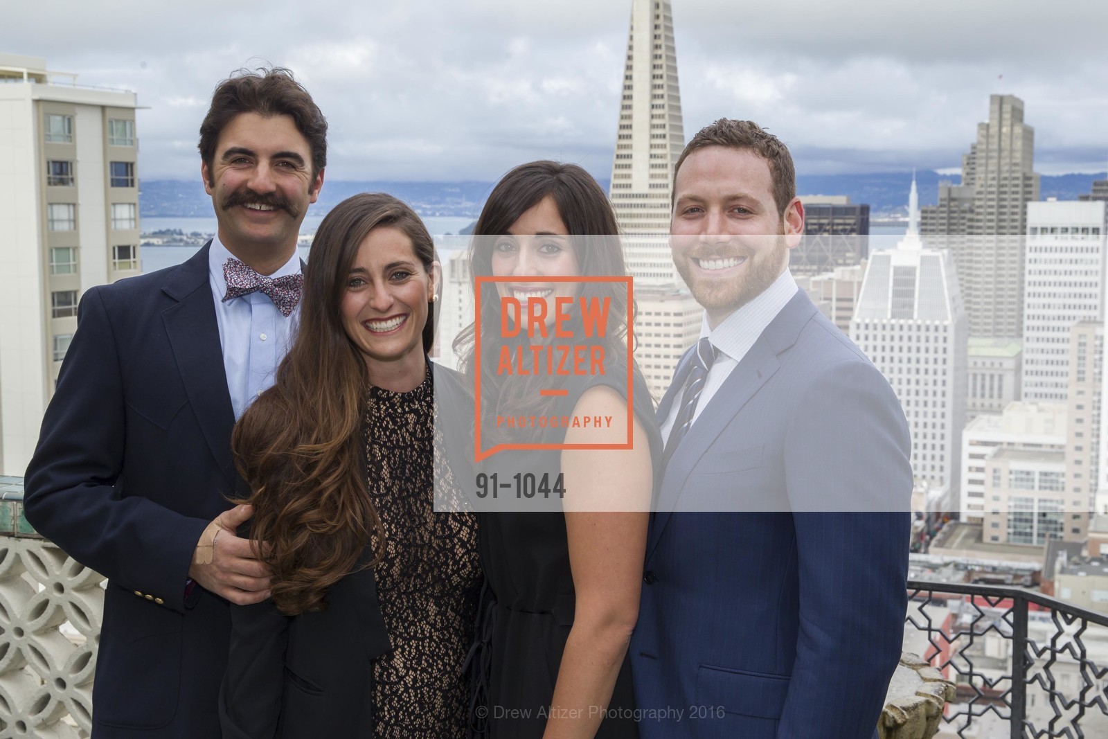 Tyler Sorch, Casey Sedlack, Lindsey Sedlack, Ben Berkowitz, Swig/Sedlack Engagement Celebration, Fairmont Hotel, Penthouse, March 19th, 2016, Photo #91-1044 Tyler Sorch, Casey Sedlack, Lindsey Sedlack, Ben Berkowitz, Photo #91-1044