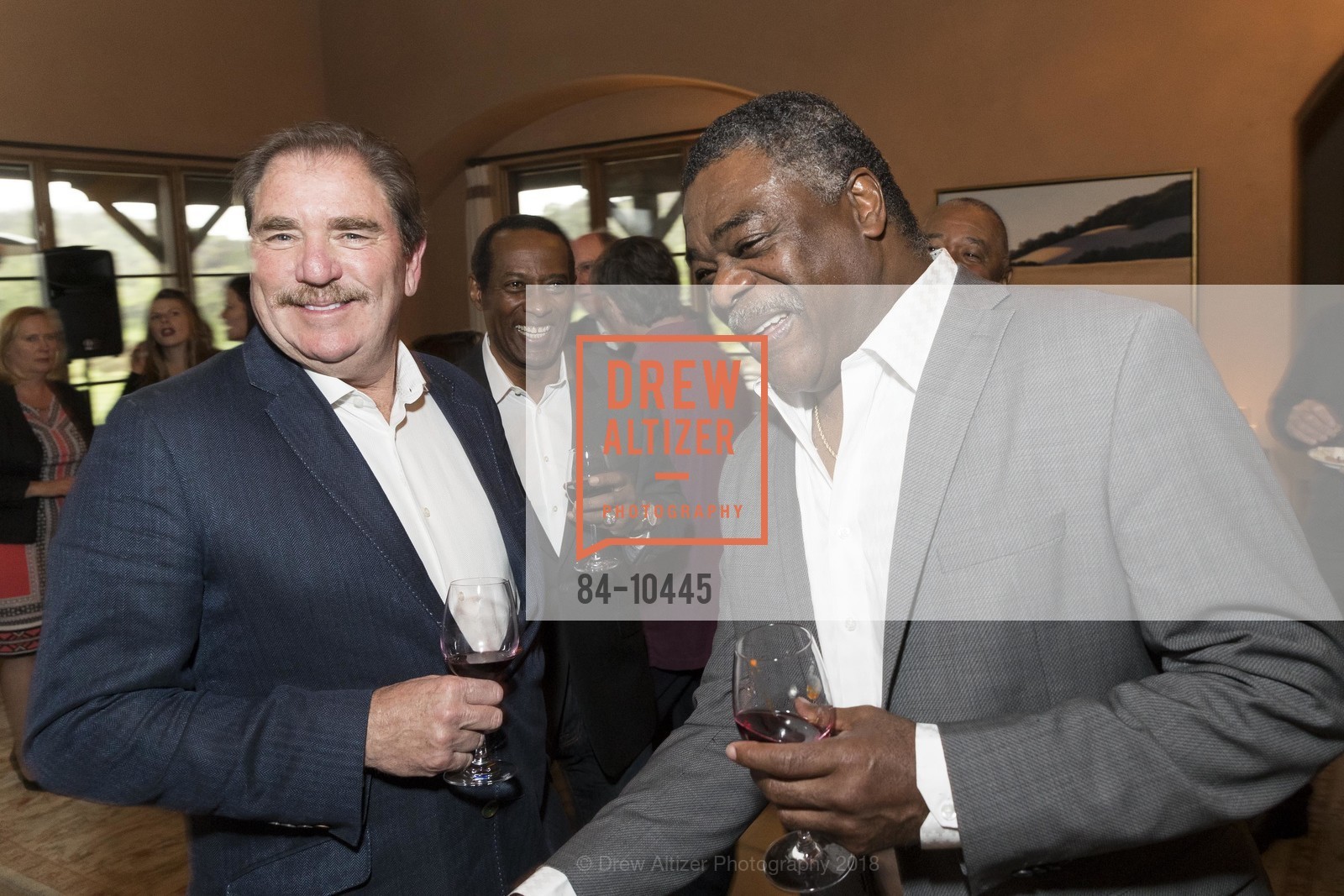 Greg Biagi, Eddie Murray, UCSF Medical Center Celebrity Golf Classic Pre-Tournament Reception, Mayacama, April 16th, 2018, Photo #84-10445 Greg Biagi, Eddie Murray, Photo #84-10445