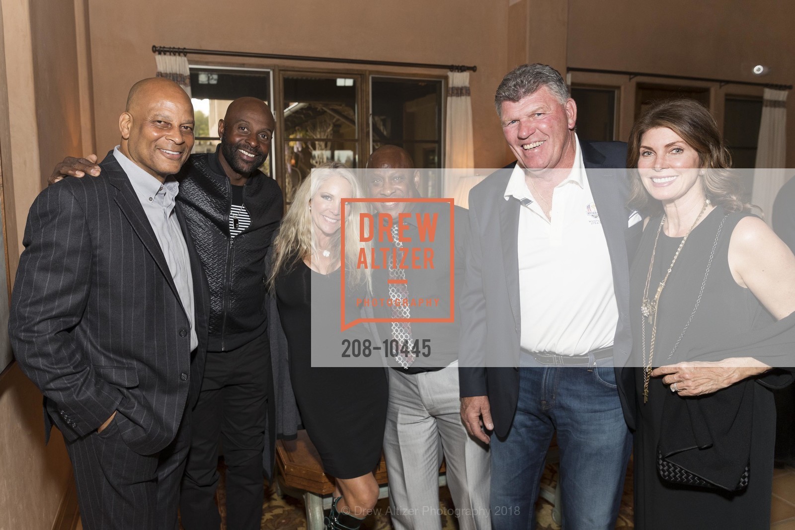 Ronnie Lott, Jerry Rice, Wendy Wright, Bruce Blair, David Wright, Karen Lott, Photo #208-10445