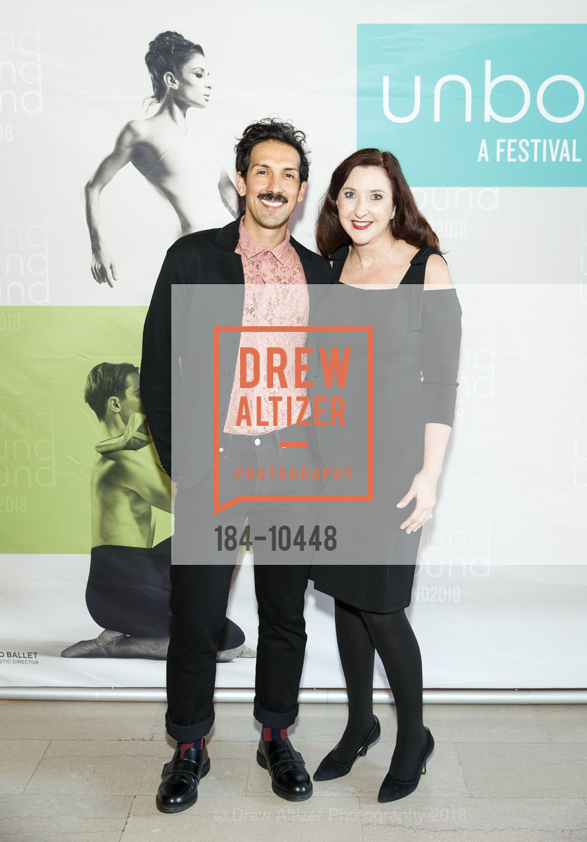 Arthur Pita, Laura Clifford, SF Ballet's Stage Dinner 2018 - Unbound: A Festival of New Works, War Memorial Opera House. 301 Van Ness, April 16th, 2018, Photo #184-10448 Arthur Pita, Laura Clifford, Photo #184-10448