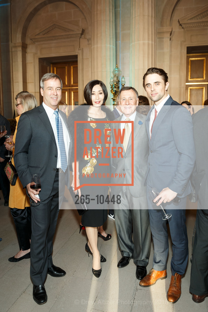 Bob Shaw, Yurie Pascarella, Carl Pascarella, Luke Ingham, SF Ballet's Stage Dinner 2018 - Unbound: A Festival of New Works, War Memorial Opera House. 301 Van Ness, April 16th, 2018, Photo #265-10448 Bob Shaw, Yurie Pascarella, Carl Pascarella, Luke Ingham, Photo #265-10448