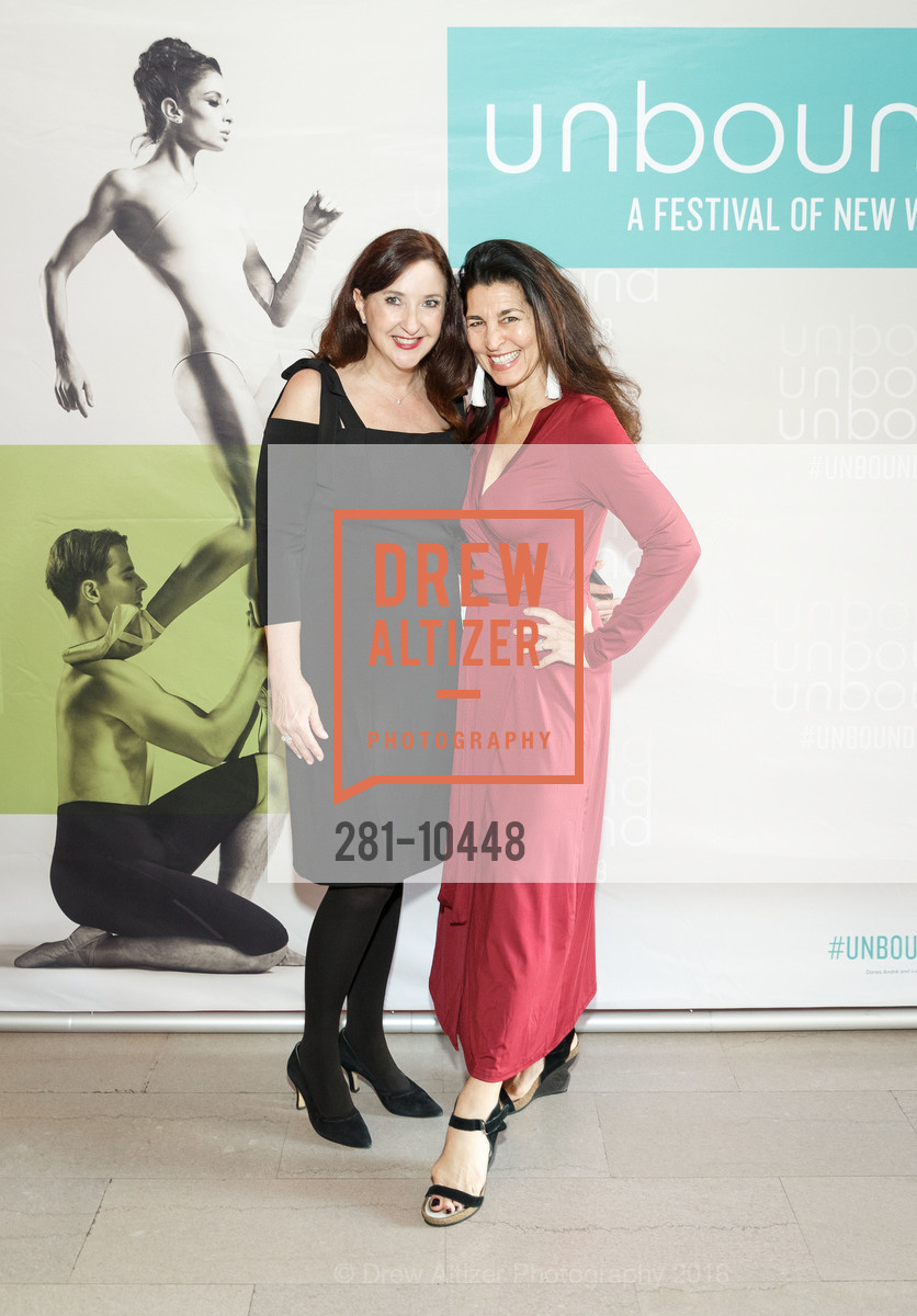Laura Clifford, Erica Sandberg, SF Ballet's Stage Dinner 2018 - Unbound: A Festival of New Works, War Memorial Opera House. 301 Van Ness, April 16th, 2018, Photo #281-10448 Laura Clifford, Erica Sandberg, Photo #281-10448