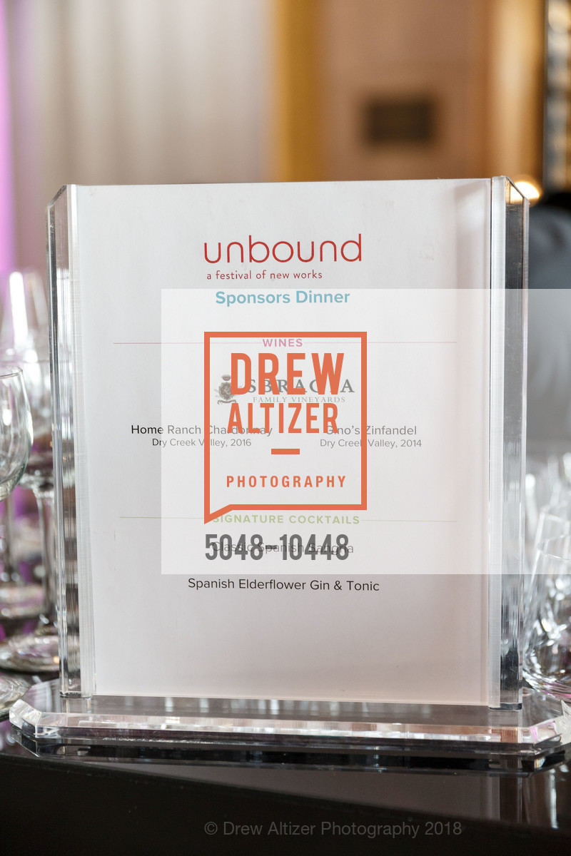 Atmosphere, SF Ballet's Stage Dinner 2018 - Unbound: A Festival of New Works, War Memorial Opera House. 301 Van Ness, April 16th, 2018,Drew Altizer, Drew Altizer Photography, full-service agency, private events, San Francisco photographer, photographer california