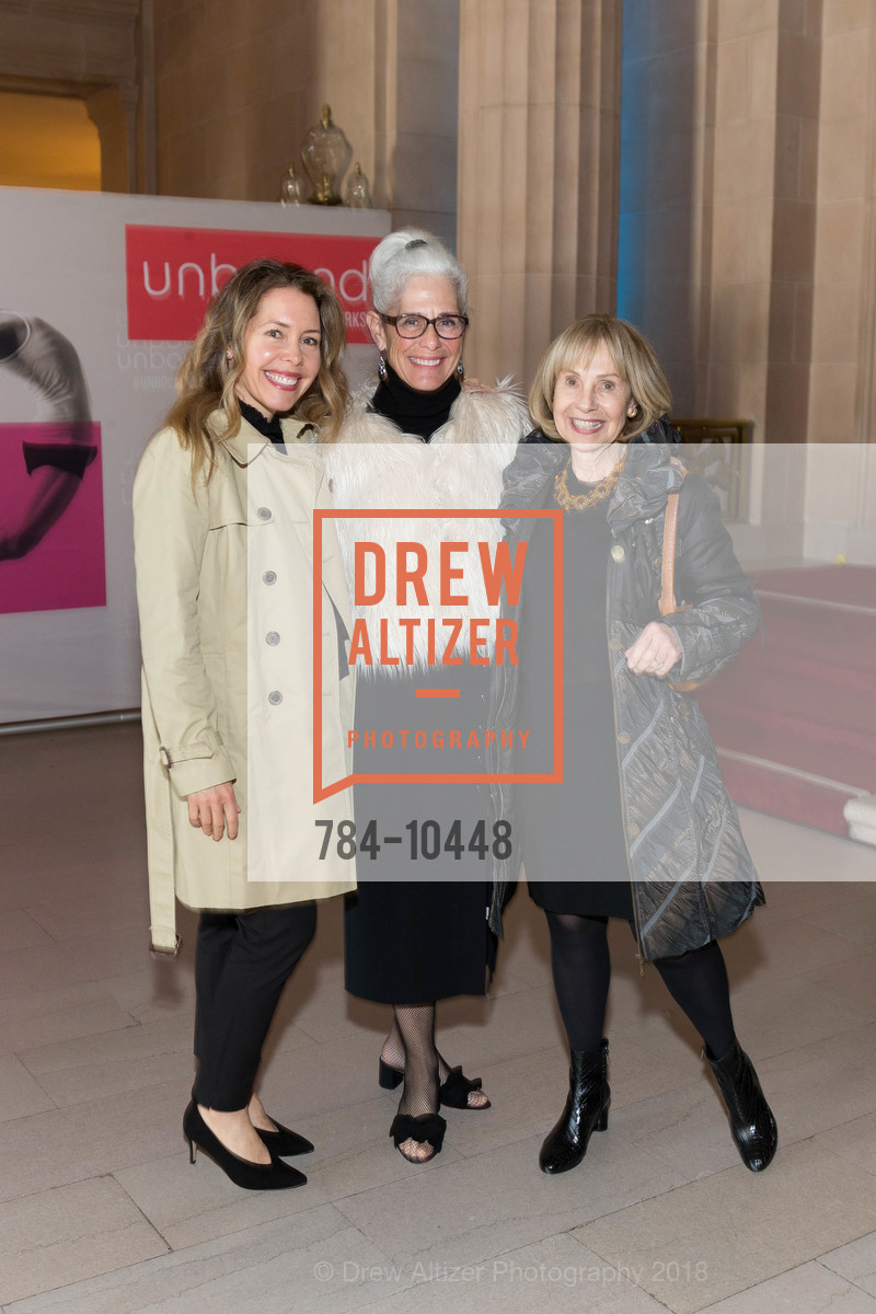 Seeley Roebuck, Joanne Vidinski, Joan Roebuck, SF Ballet's Stage Dinner 2018 - Unbound: A Festival of New Works, War Memorial Opera House. 301 Van Ness, April 16th, 2018, Photo #784-10448 Seeley Roebuck, Joanne Vidinski, Joan Roebuck, Photo #784-10448