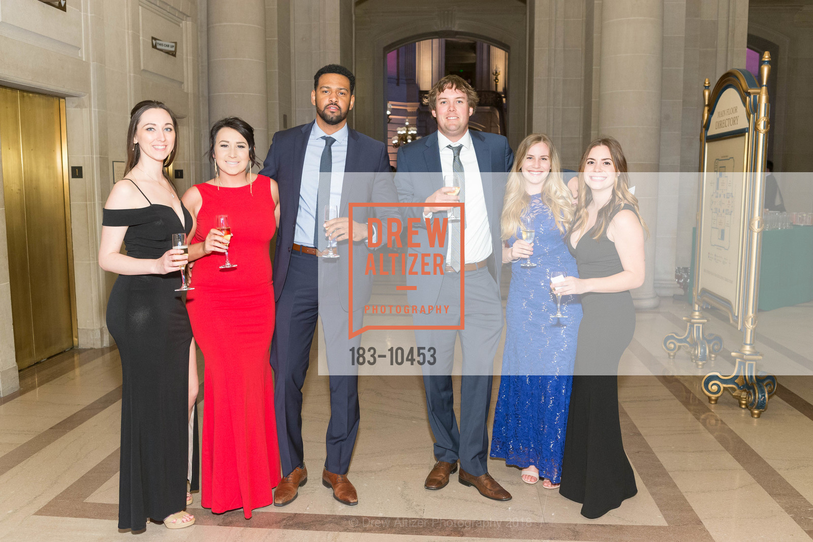 Aleece Chastain, Katie Ferguson, Tyler Hogan, Kelly Taylor, Natalie Albanese, San Francisco SPCA 150th Anniversary Celebration 2018, San Francisco City Hall. 1 Dr. Carlton B. Goodlett Place, April 18th, 2018, Photo #183-10453 Aleece Chastain, Katie Ferguson, Tyler Hogan, Kelly Taylor, Natalie Albanese, Photo #183-10453