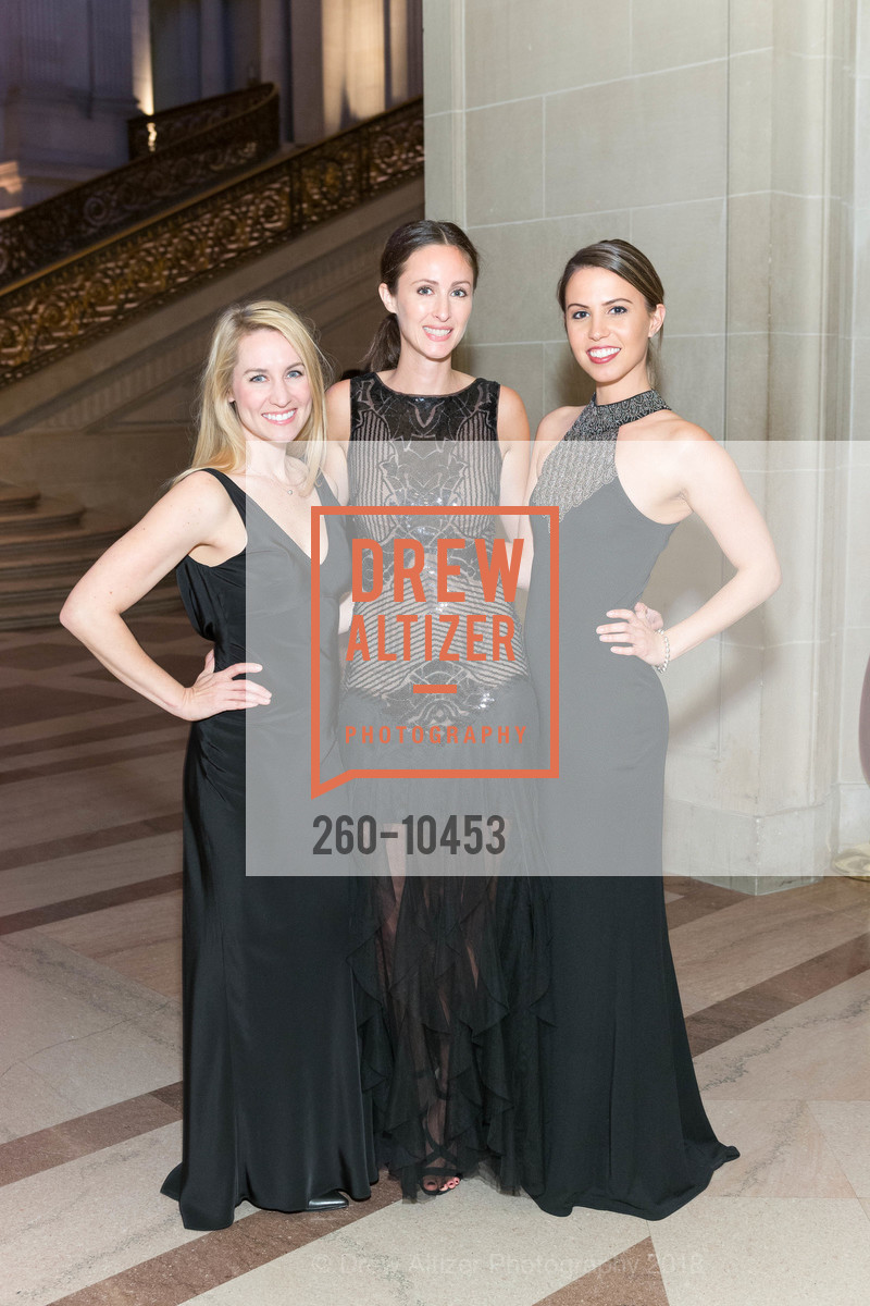 Adrienne Plaskett, Stephanie Hare, Ashley Freidel, San Francisco SPCA 150th Anniversary Celebration 2018, San Francisco City Hall. 1 Dr. Carlton B. Goodlett Place, April 18th, 2018, Photo #260-10453 Adrienne Plaskett, Stephanie Hare, Ashley Freidel, Photo #260-10453