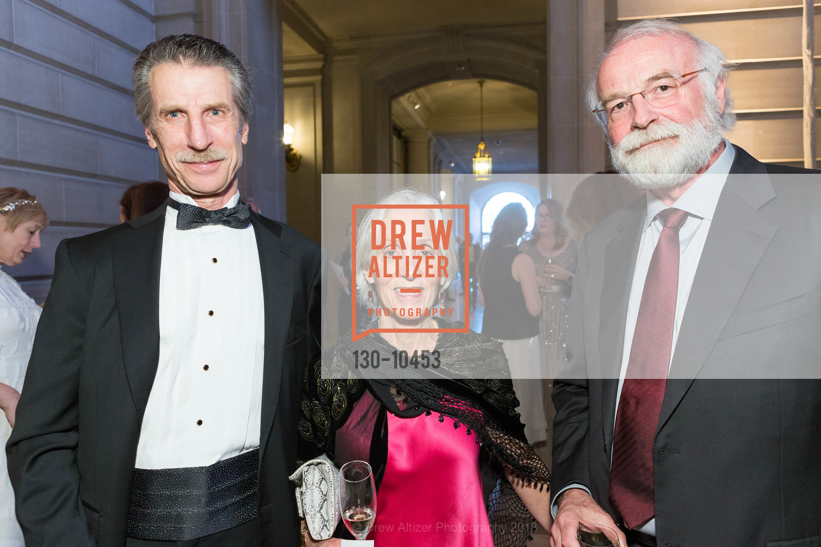 Chris Davies, Diane Davies, Eric Sueberkrop, San Francisco SPCA 150th Anniversary Celebration 2018, San Francisco City Hall. 1 Dr. Carlton B. Goodlett Place, April 18th, 2018, Photo #130-10453 Chris Davies, Diane Davies, Eric Sueberkrop, Photo #130-10453
