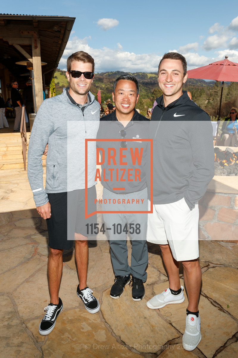 Jonathan Hollister, Jeff Ngo, JJ McCabe, UCSF Medical Center Celebrity Golf Classic at Mayacama, Mayacama Golf Club. 1240 Mayacama Club Drive, April 17th, 2018, Photo #1154-10458 Jonathan Hollister, Jeff Ngo, JJ McCabe, Photo #1154-10458