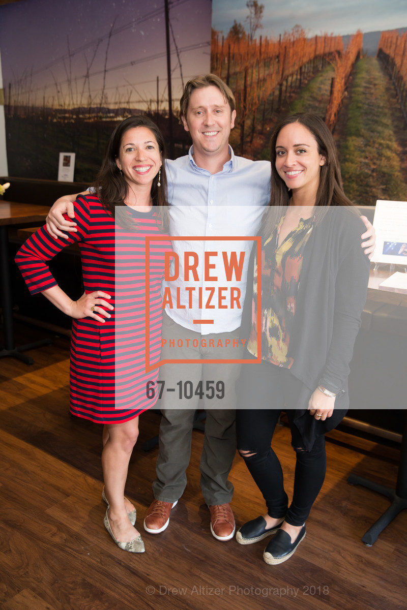 Farrell McAuliffe, Brad Holden, Ariana Johnson, UCSF Ambassadors Cultivation Launch Party, Cultivar. 2379 Chestnut St, San Francisco, CA 94123, April 17th, 2018, Photo #67-10459 Farrell McAuliffe, Brad Holden, Ariana Johnson, Photo #67-10459