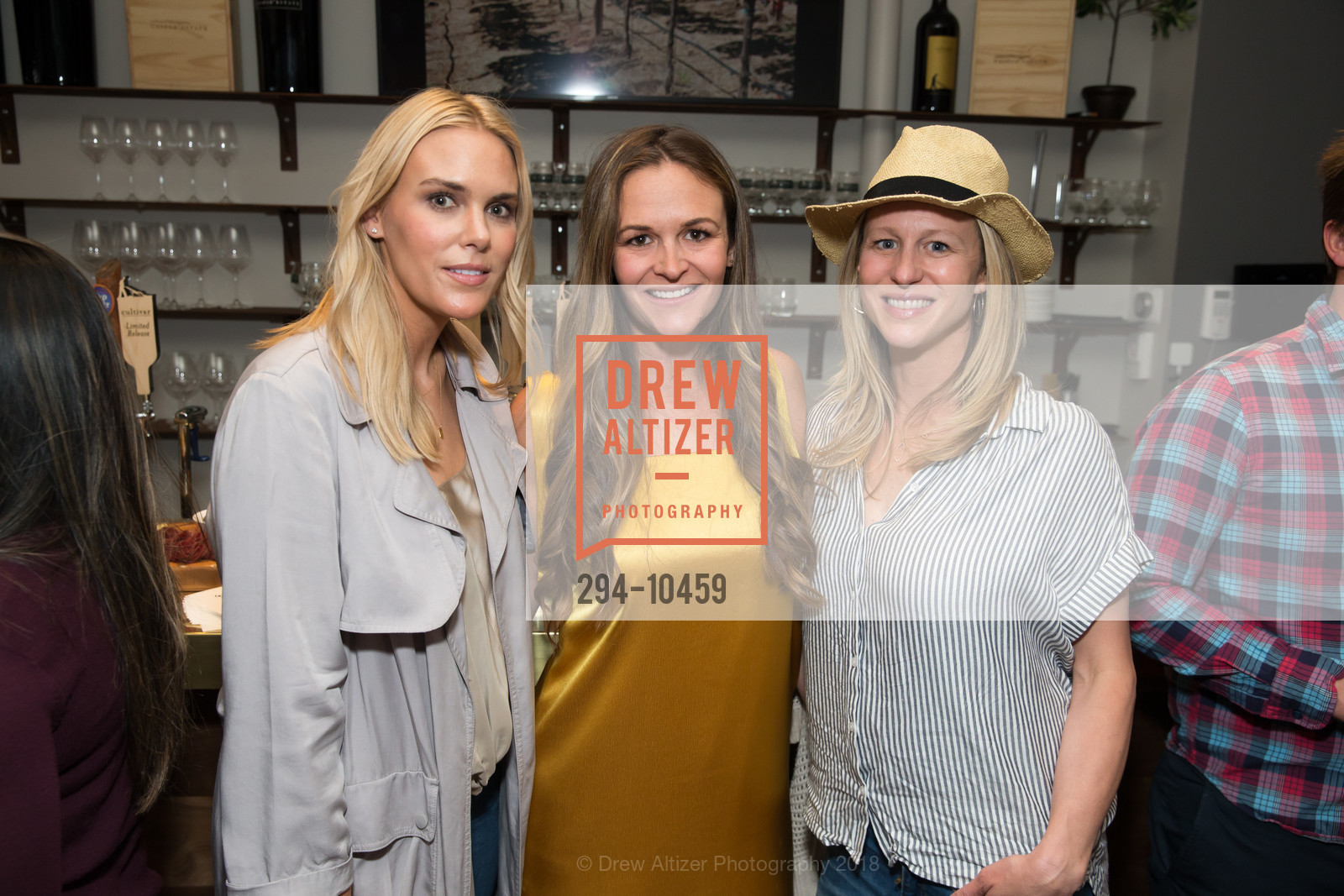 Jennifer Ritchey, Nicole Holden, Courtney Harris, UCSF Ambassadors Cultivation Launch Party, Cultivar. 2379 Chestnut St, San Francisco, CA 94123, April 17th, 2018, Photo #294-10459 Jennifer Ritchey, Nicole Holden, Courtney Harris, Photo #294-10459
