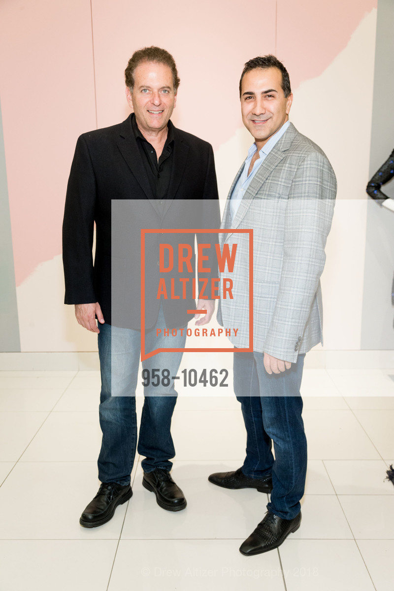 David Rubinstein, Jemal Kara, 90s Fashion Show Bloomingdales, Bloomingdale's. 845 Market St, San Francisco, CA 94103, April 19th, 2018, Photo #958-10462 David Rubinstein, Jemal Kara, Photo #958-10462