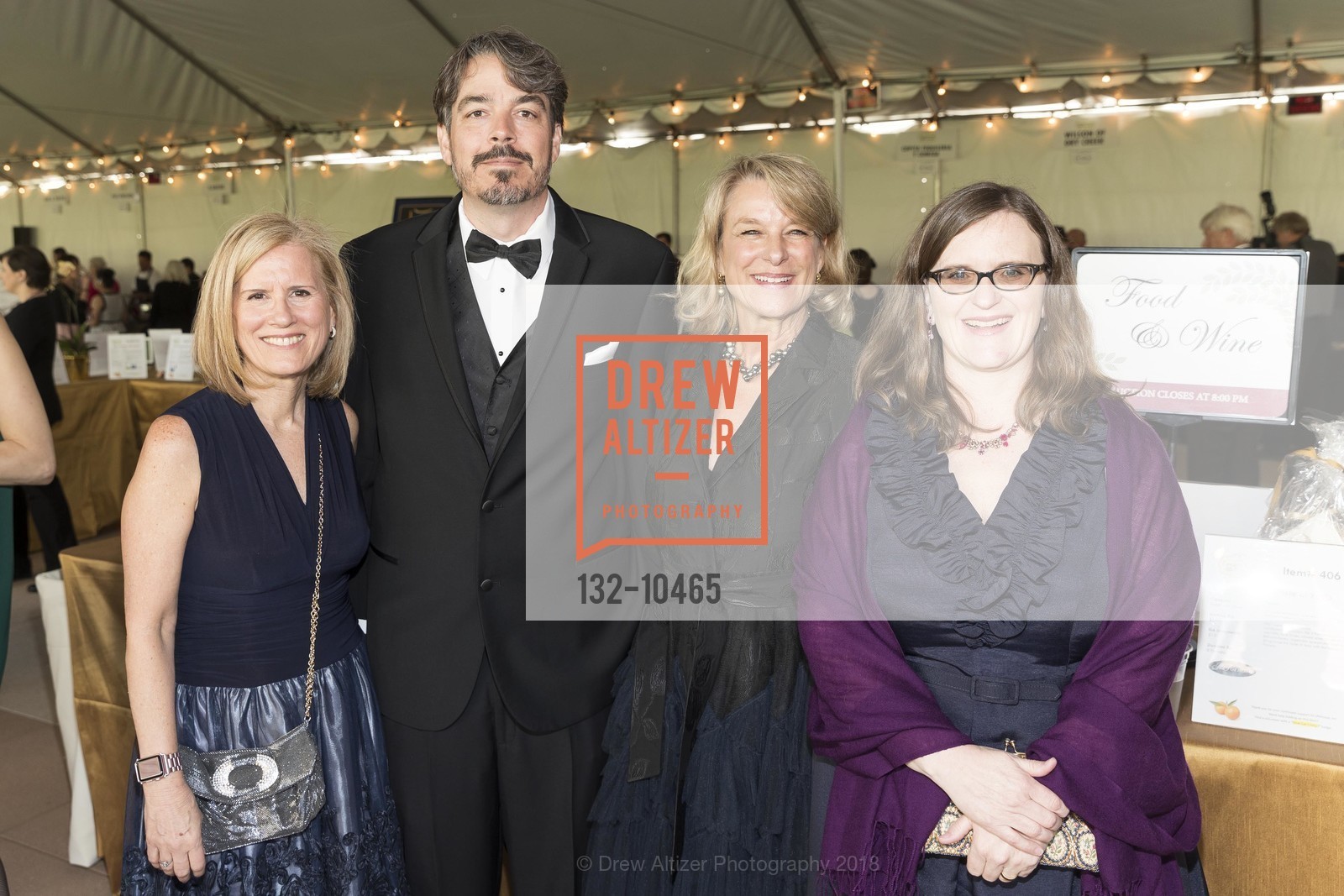 Ann Elias, Matthew Tarver-Wahlquist, Nancy Moody, Viola Morris, Great Chefs & Wineries 2018 benefiting LIFEHOUSE, Peacock Gap. 333 Biscayne Dr, April 21st, 2018, Photo #132-10465 Ann Elias, Matthew Tarver-Wahlquist, Nancy Moody, Viola Morris, Photo #132-10465