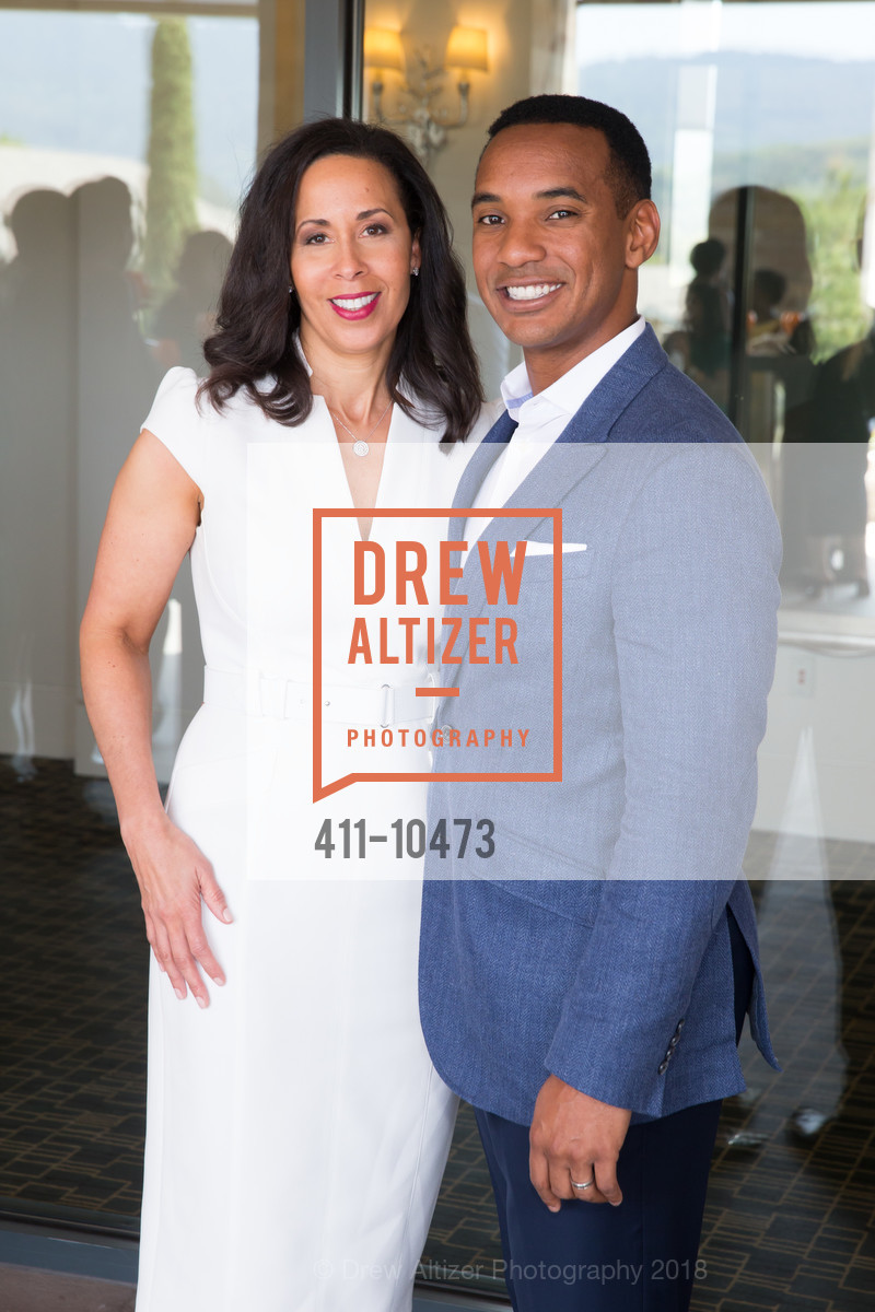 Peggy Alford, Willie Alford, Awards Ceremony at Culture Shifting Weekend 2018, Rosewood Hotel. 2825 Sand Hill Road, April 22nd, 2018, Photo #411-10473 Peggy Alford, Willie Alford, Photo #411-10473