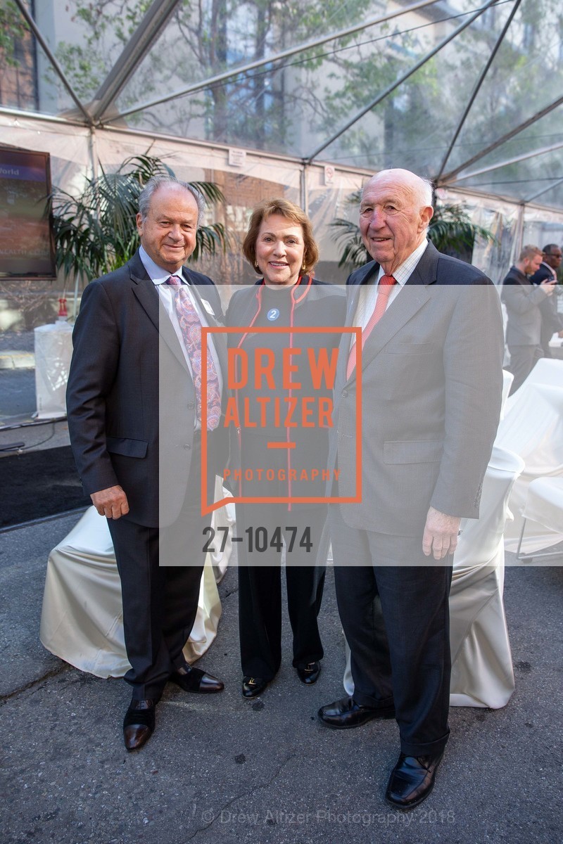 Richard Rubin, Nancy Russell, Dennis Bonney, Commonwealth Club Annual Dinner 2018, The Commonwealth Club. 110 The Embarcadero, April 19th, 2018, Photo #27-10474 Richard Rubin, Nancy Russell, Dennis Bonney, Photo #27-10474