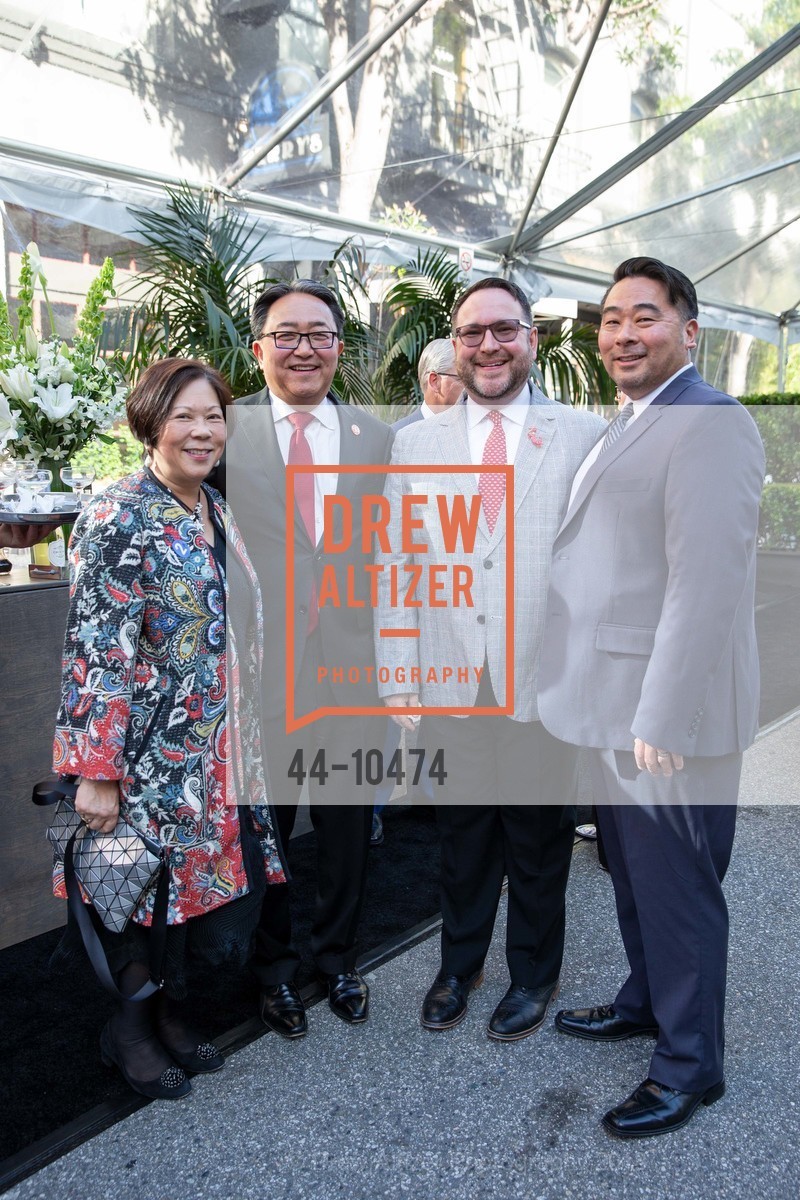 Barbara Hedani-Morishita, Leroy Morishita, Ryan Horbach, Eric Gillespie, Commonwealth Club Annual Dinner 2018, The Commonwealth Club. 110 The Embarcadero, April 19th, 2018, Photo #44-10474 Barbara Hedani-Morishita, Leroy Morishita, Ryan Horbach, Eric Gillespie, Photo #44-10474