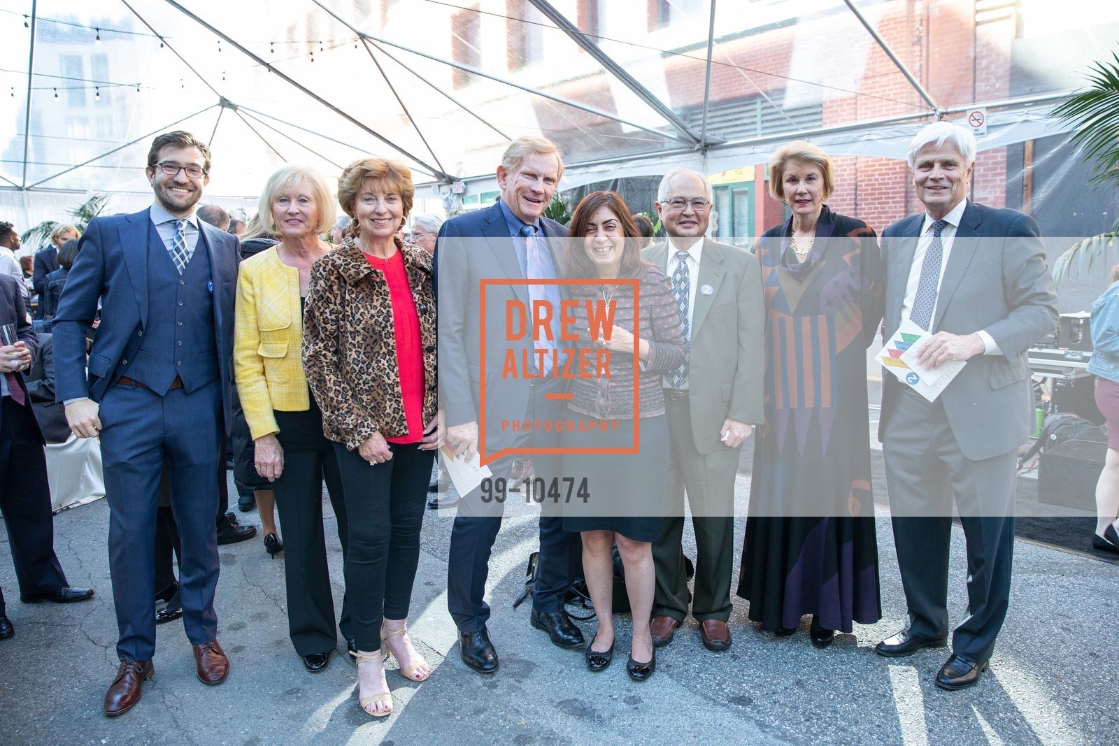 Dave Smith, Allison Hill, Linda Conover, John Conover, Marla Sprinika, Rick Ferman, Sonia Thadani, Peter Hill, Commonwealth Club Annual Dinner 2018, The Commonwealth Club. 110 The Embarcadero, April 19th, 2018, Photo #99-10474 Dave Smith, Allison Hill, Linda Conover, John Conover, Marla Sprinika, Rick Ferman, Sonia Thadani, Peter Hill, Photo #99-10474