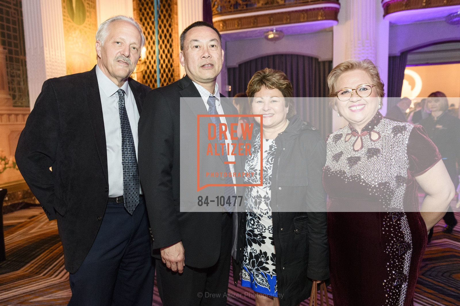David Knego, Johnson Wong, Diana Kawasaki Yee, Siu Cheung, TNDC Birthday Dinner 2018, The Westin St. Francis, Photo #84-10477 David Knego, Johnson Wong, Diana Kawasaki Yee, Siu Cheung, Photo #84-10477