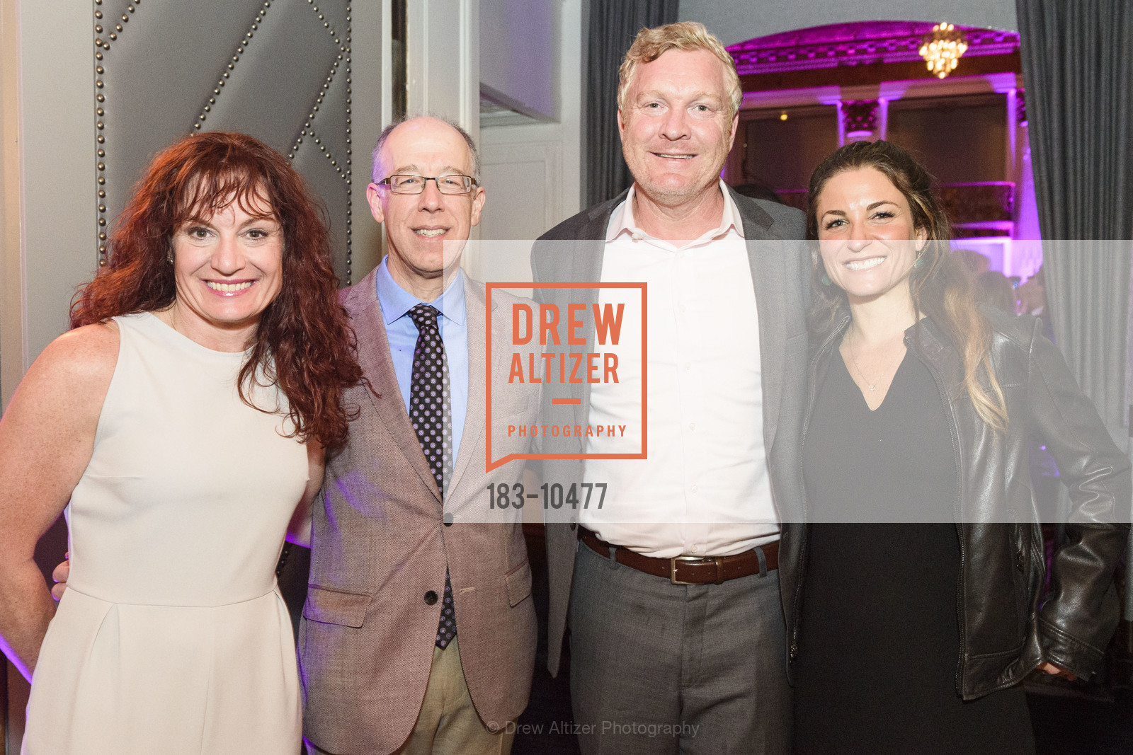 Kirstin Falk, Don Falk, Kanin Falk, Carrie Krane, TNDC Birthday Dinner 2018, The Westin St. Francis, Photo #183-10477 Kirstin Falk, Don Falk, Kanin Falk, Carrie Krane, Photo #183-10477