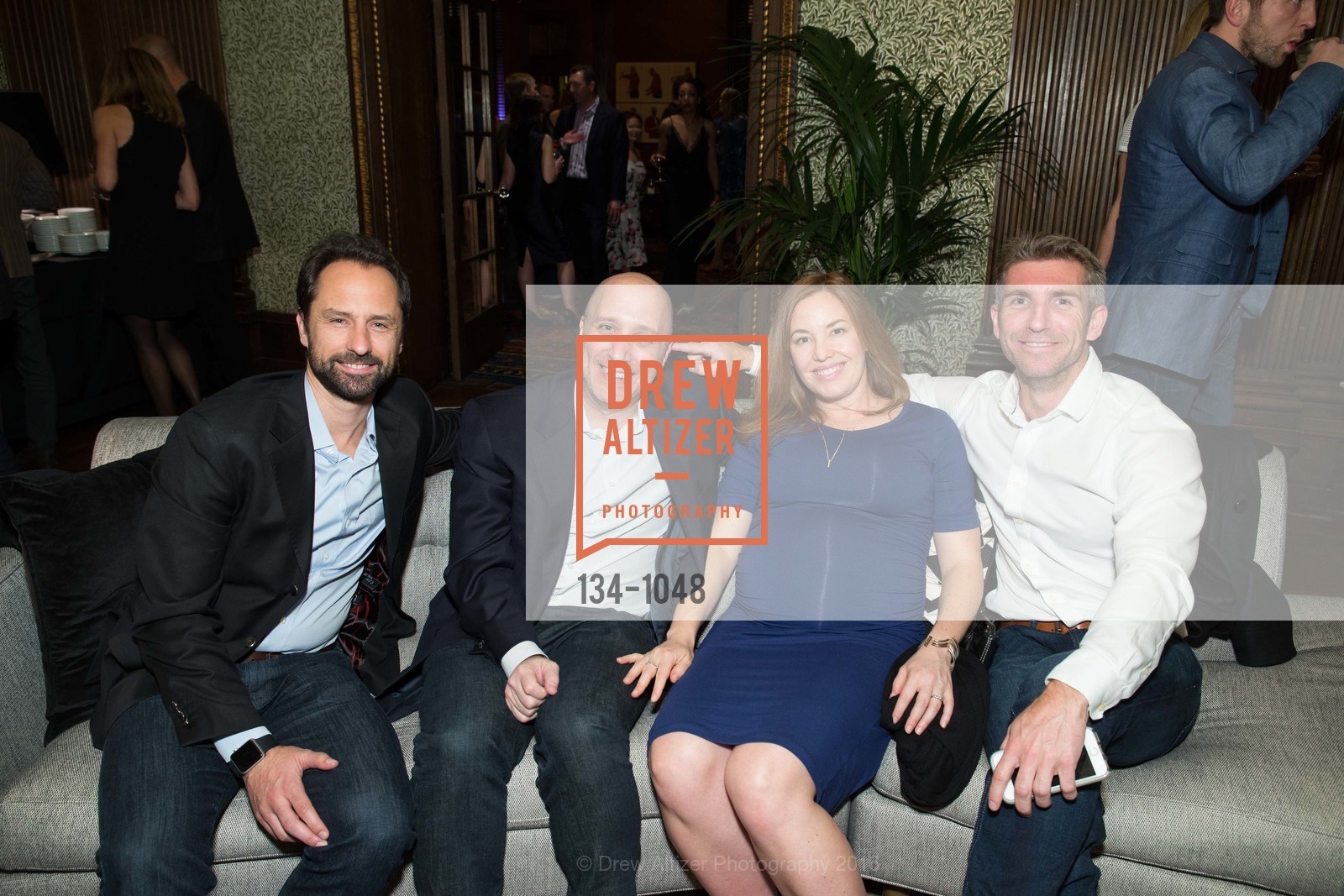 Mark Bartels, Shawn Elson, Marlene Scholtz, David Emanuel, Jeff Schlarb's Birthday: Space and Time, 800 Powell St, March 20th, 2016, Photo #134-1048 Mark Bartels, Shawn Elson, Marlene Scholtz, David Emanuel, Photo #134-1048
