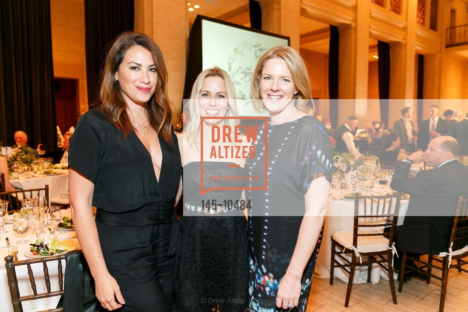 Melina Baxter, Neely Lawton, Emilie Lynch, 52nd Annual Edgewood Fair Gala 2018, Bently Reserve. 301 Battery Street, April 26th, 2018, Photo #145-10484 Melina Baxter, Neely Lawton, Emilie Lynch, Photo #145-10484