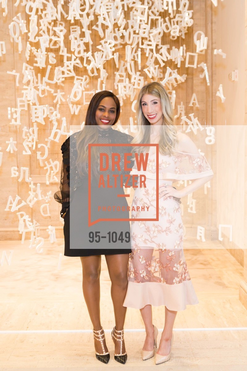 Vanessa Jean-Baptiste, Maggie Winterfeldt Clark, ENCORE! Sensorium Pre-Party, Asian Art Museum. 200 Larkin Street, March 23rd, 2016, Photo #95-1049 Vanessa Jean-Baptiste, Maggie Winterfeldt Clark, Photo #95-1049