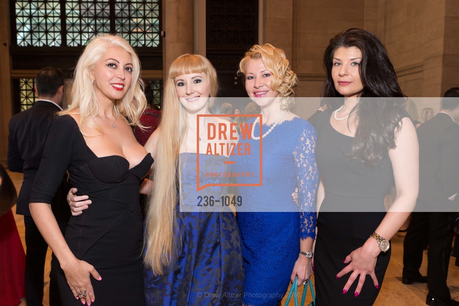 Simone Derayeh, Shannyn Bessoni, Lena Gikkas, Tanya Morad, ENCORE! Sensorium Pre-Party, Asian Art Museum. 200 Larkin Street, March 23rd, 2016, Photo #236-1049 Simone Derayeh, Shannyn Bessoni, Lena Gikkas, Tanya Morad, Photo #236-1049