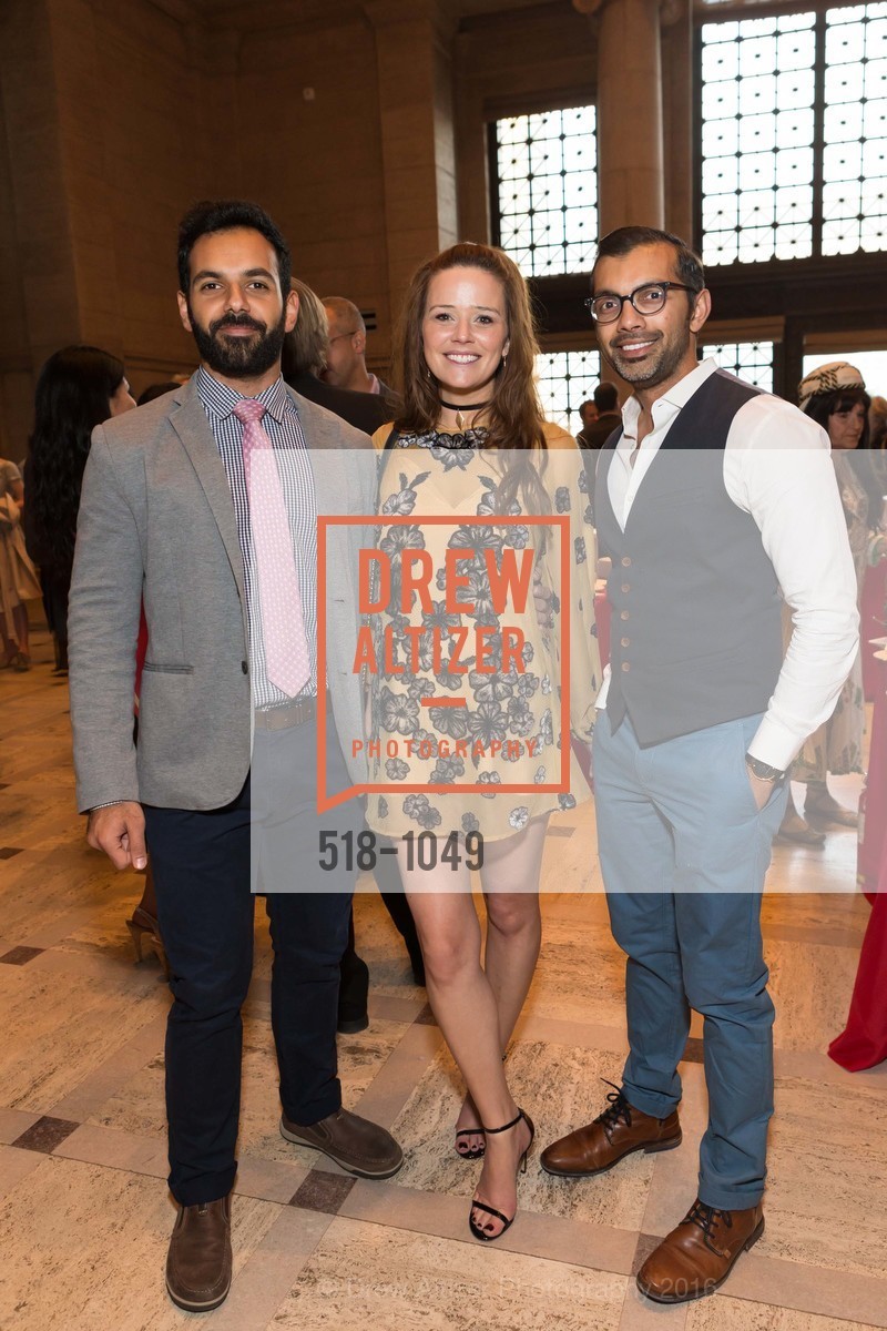 Ali Ami, Jillian Mancaruso, Barin Gosein, ENCORE! Sensorium Pre-Party, Asian Art Museum. 200 Larkin Street, March 23rd, 2016, Photo #518-1049 Ali Ami, Jillian Mancaruso, Barin Gosein, Photo #518-1049