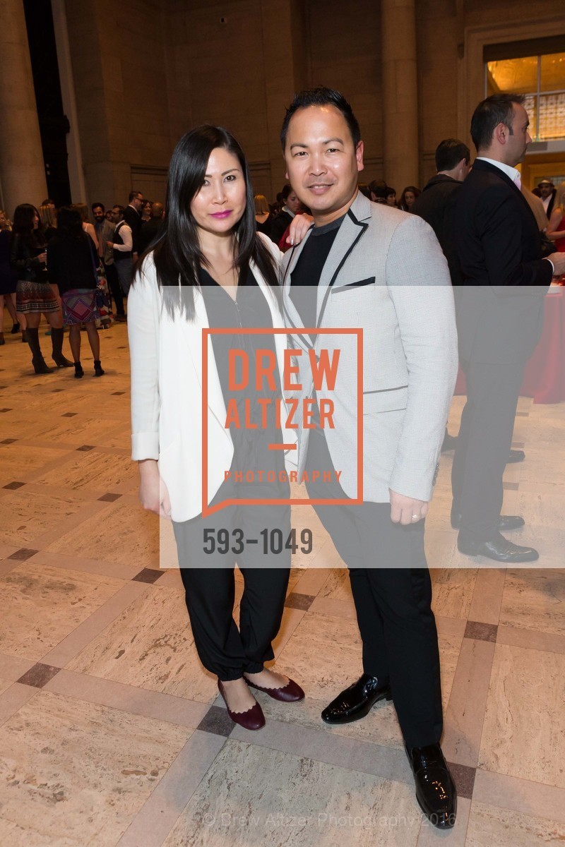 Wendy Sung, Donald Canunio, ENCORE! Sensorium Pre-Party, Asian Art Museum. 200 Larkin Street, March 23rd, 2016, Photo #593-1049 Wendy Sung, Donald Canunio, Photo #593-1049