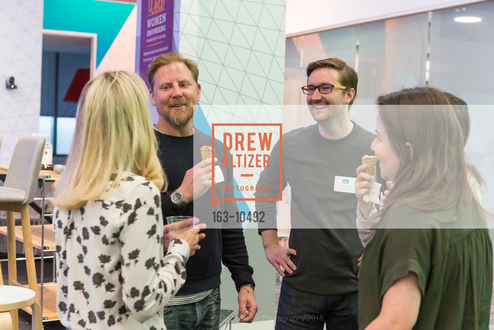 Bjorn Pave, Chris Hawley, WELL-Hacked presented by the San Francisco Chamber of Commerce, Microsoft Reactor Space. 680 Folsom Street, SF CA 94107, April 24th, 2018, Photo #163-10492 Bjorn Pave, Chris Hawley, Photo #163-10492